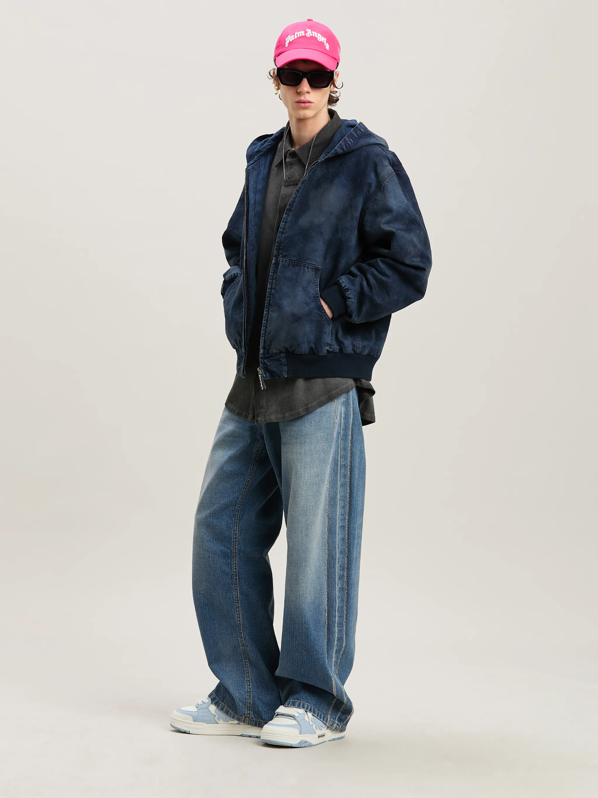 PANTALON PALMA IMPRIMÉ BLEU