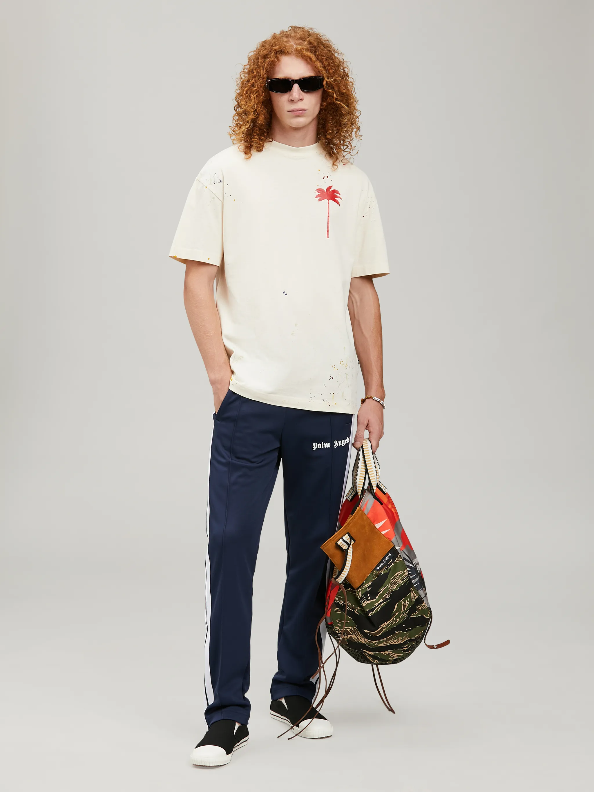 PANTALONI SPORTIVI BLU NAVY - Sito ufficiale di Palm Angels®