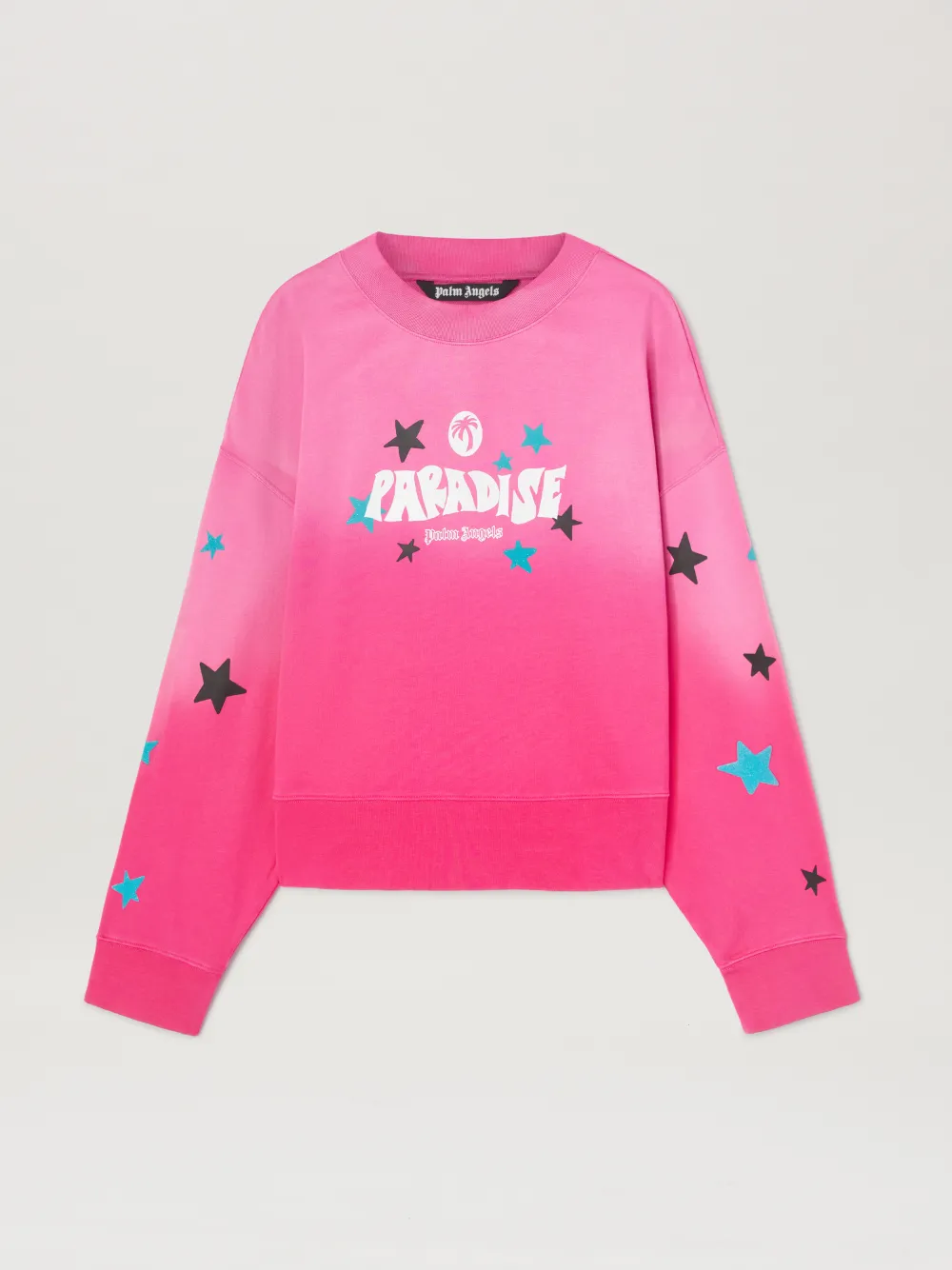 Paradise crewneck sweatshirt in 3203 fuchsia - off white Paradise crewneck sweatshirt in 3203 fuchsia - off white