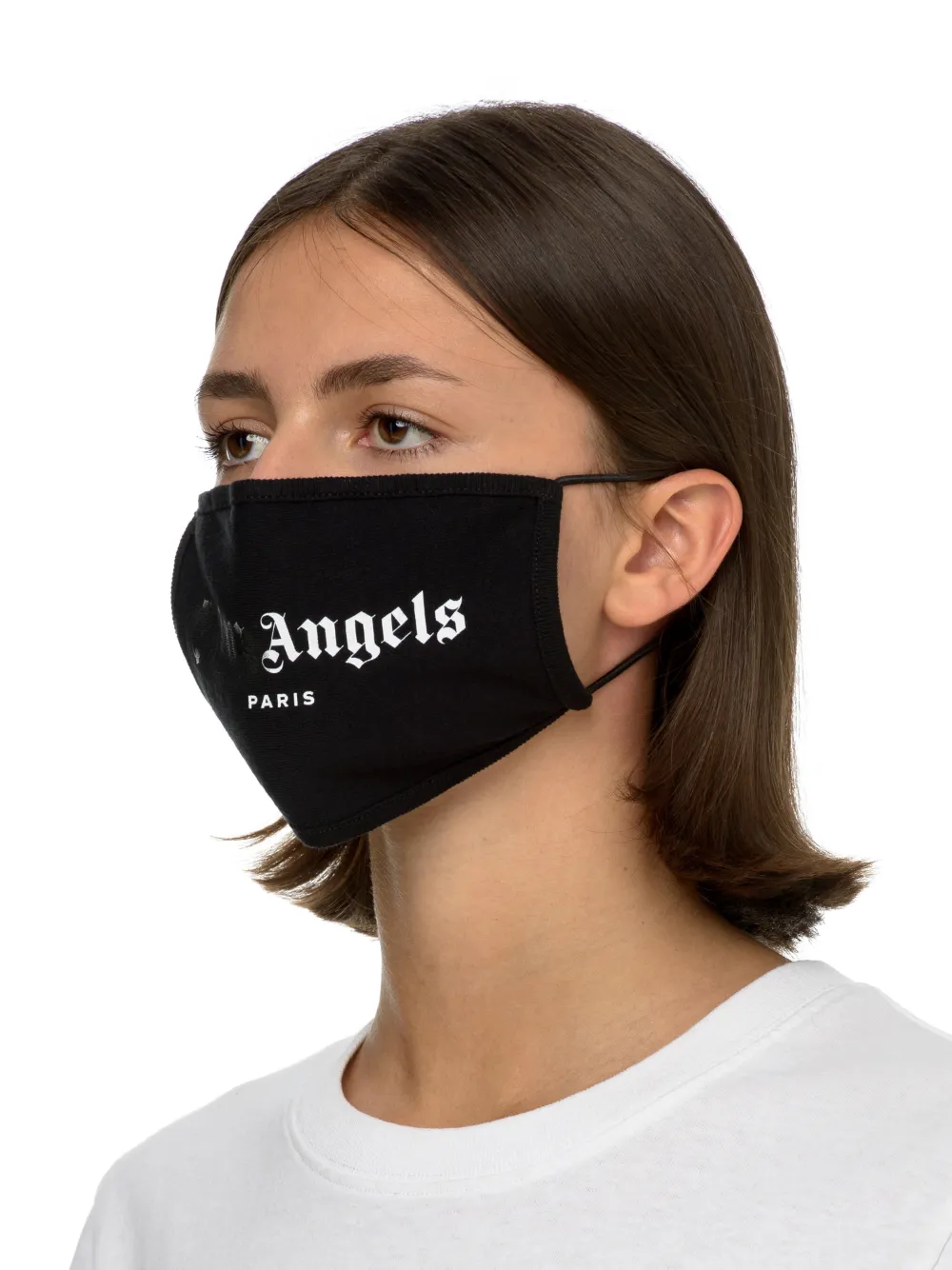 PARIS SPRAYED MASK in black Palm Angels® Official