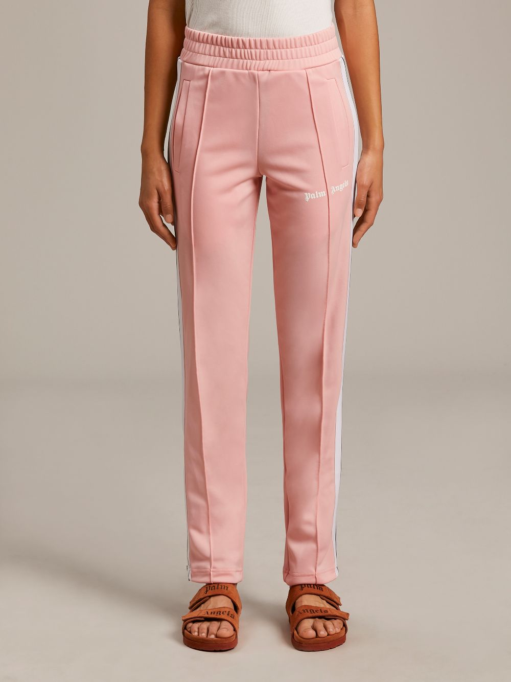 pink track pants outfit