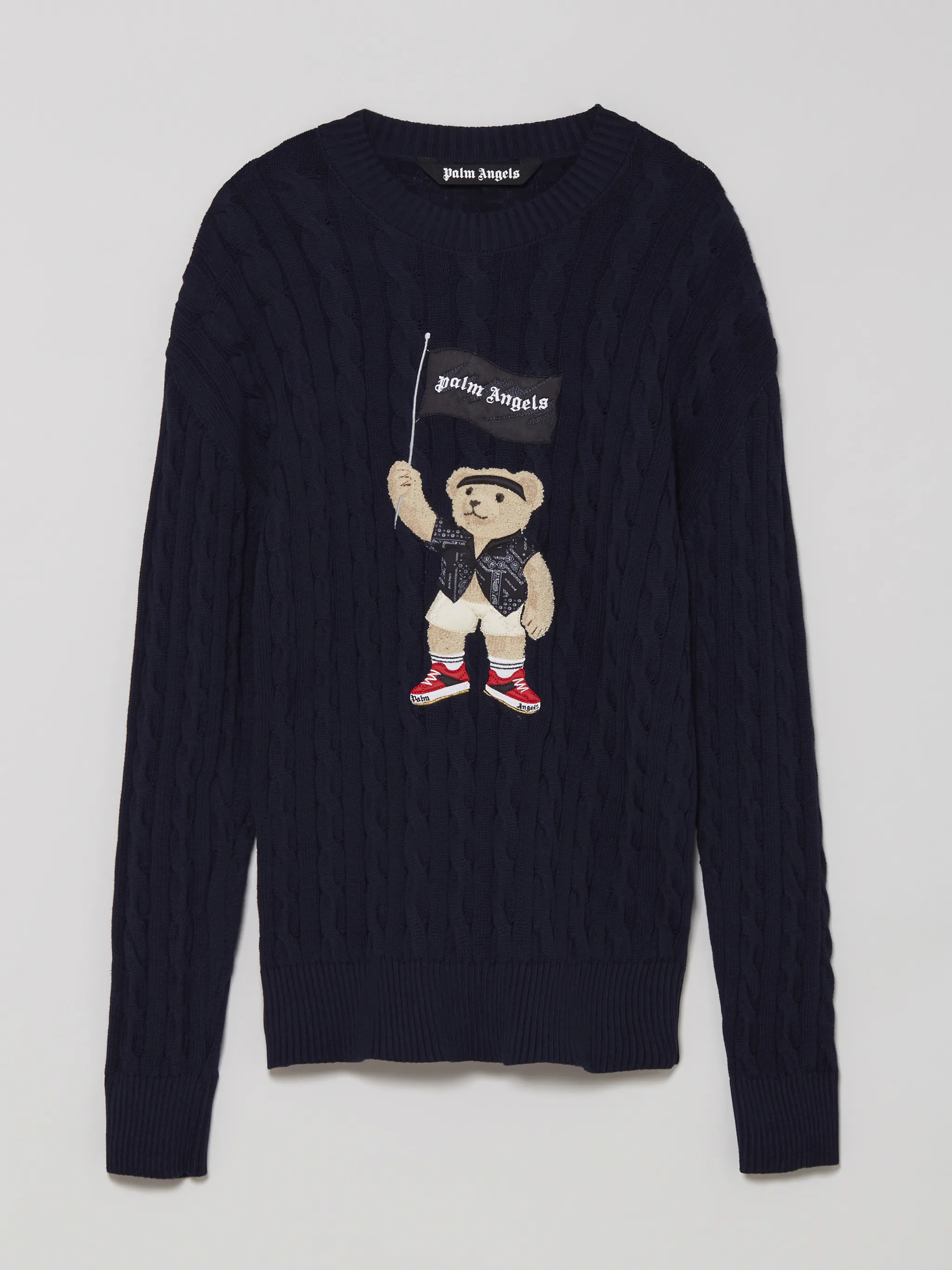 palm angels white jumper