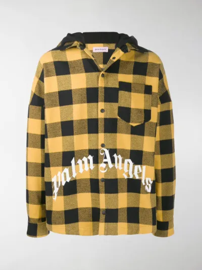 palm angels tartan shirt