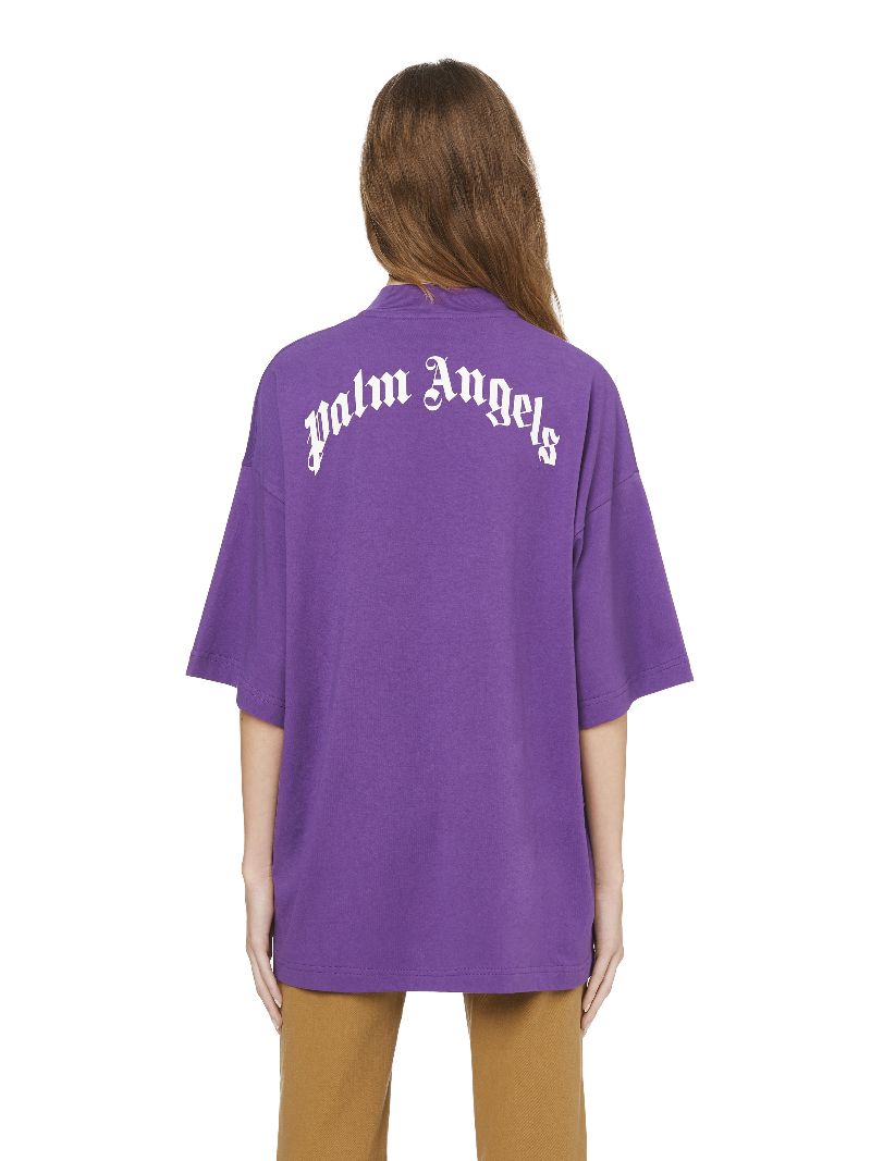 palm angels purple shorts