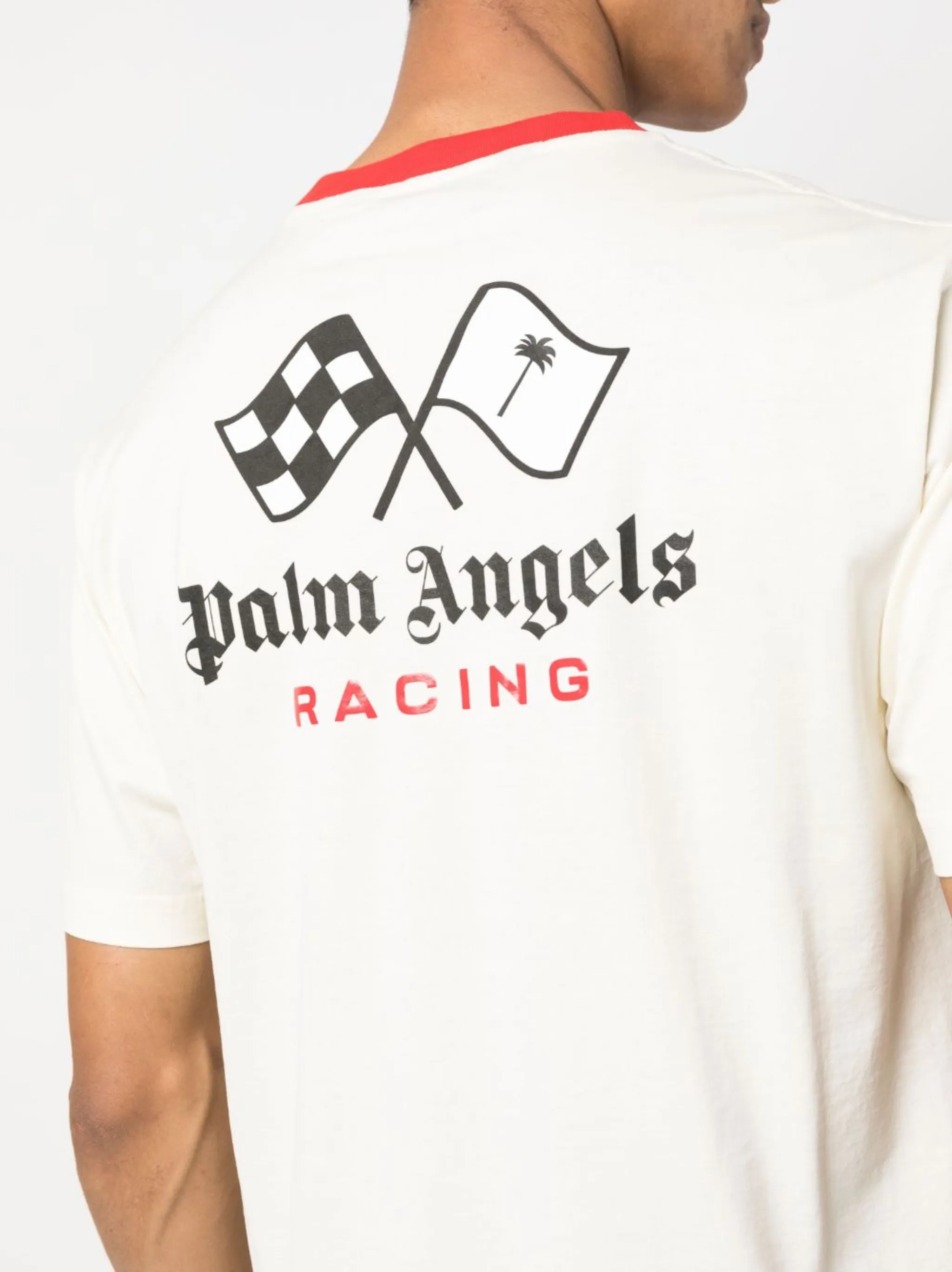 Palm Angels Racing monogram-print T-shirt | Eraldo.com AQ