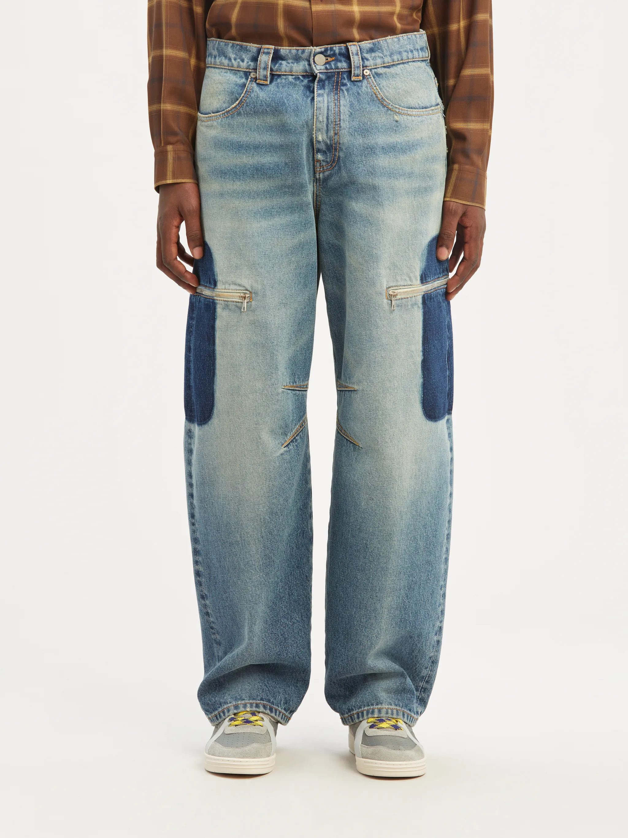 Reserve Dye Carrot Denim Pants