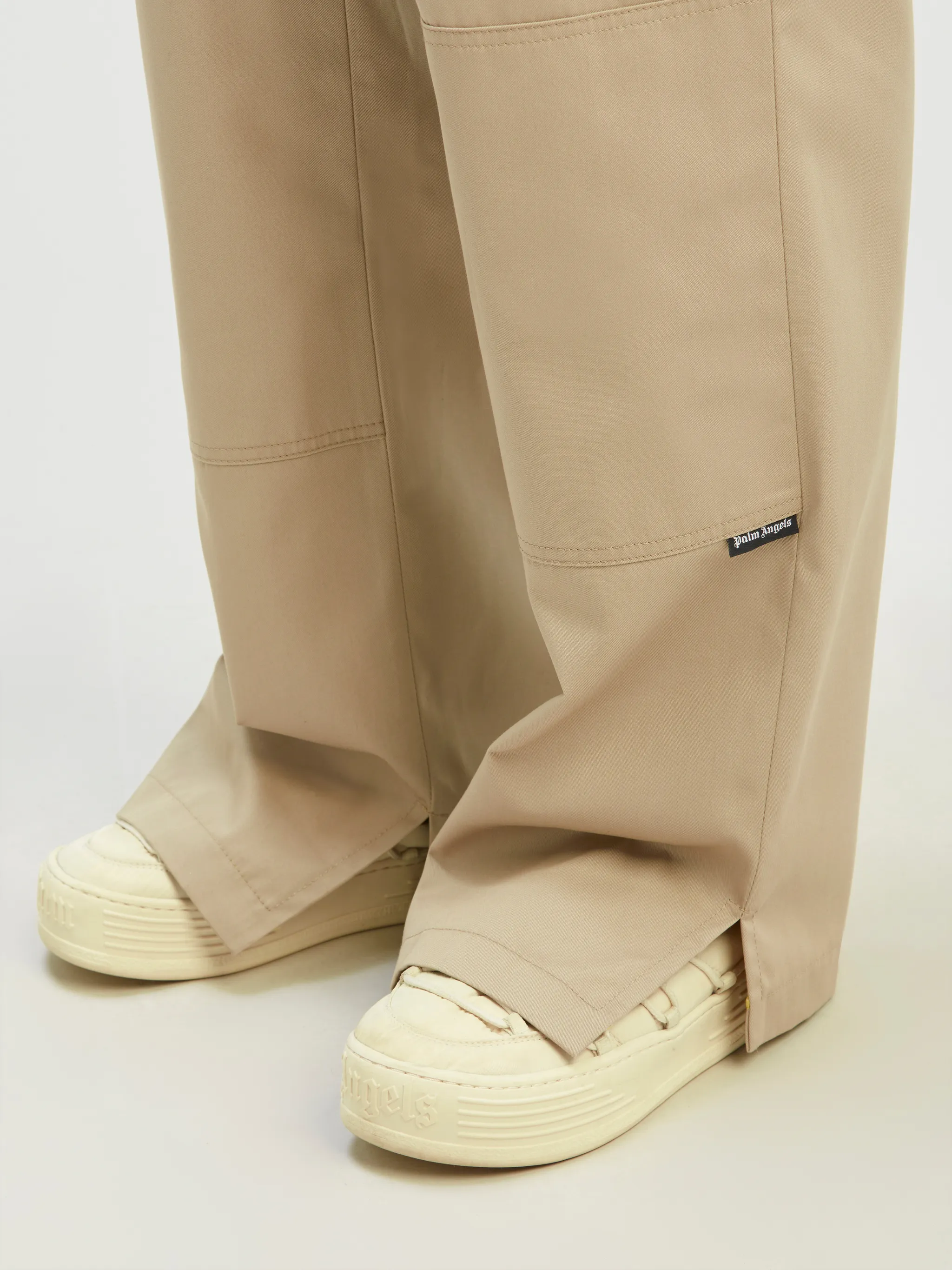 Reversed Waistband Chino Pants