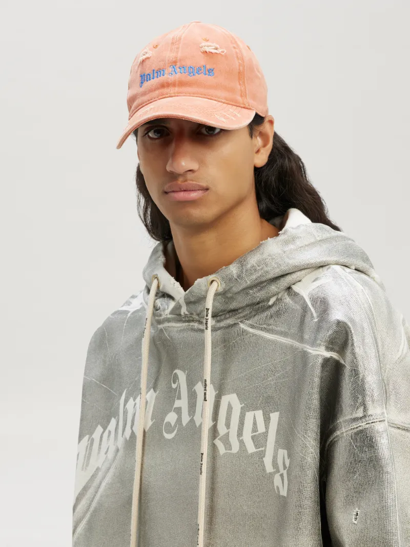 Ripped Logo Cap in orange Palm Angels® Official