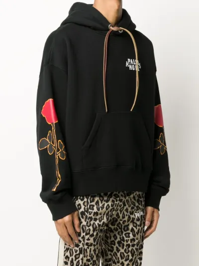 Palm angels hoodie rose sale