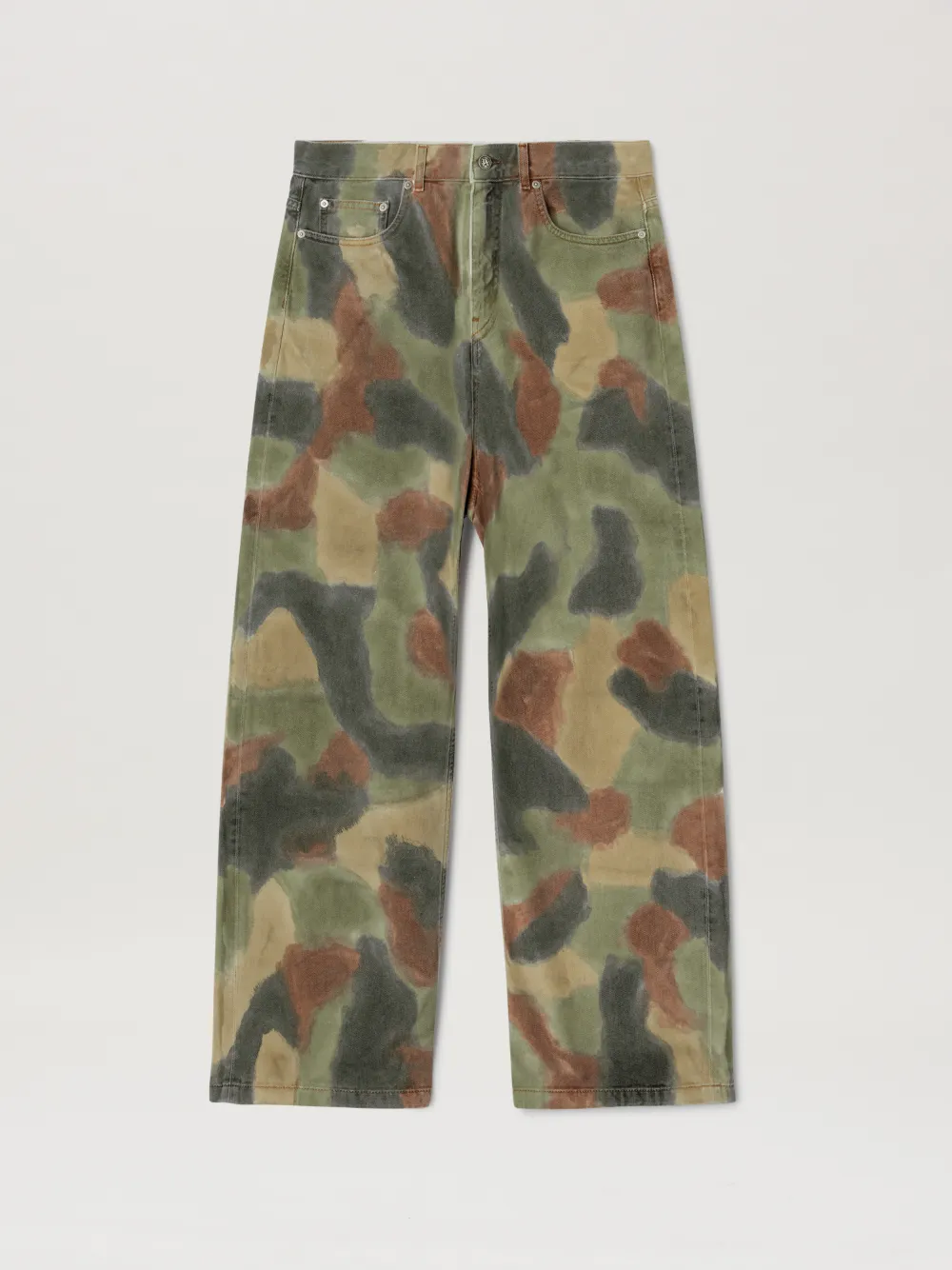 Seasonal Camouflage Loose Pants on Sale Palm Angels Official