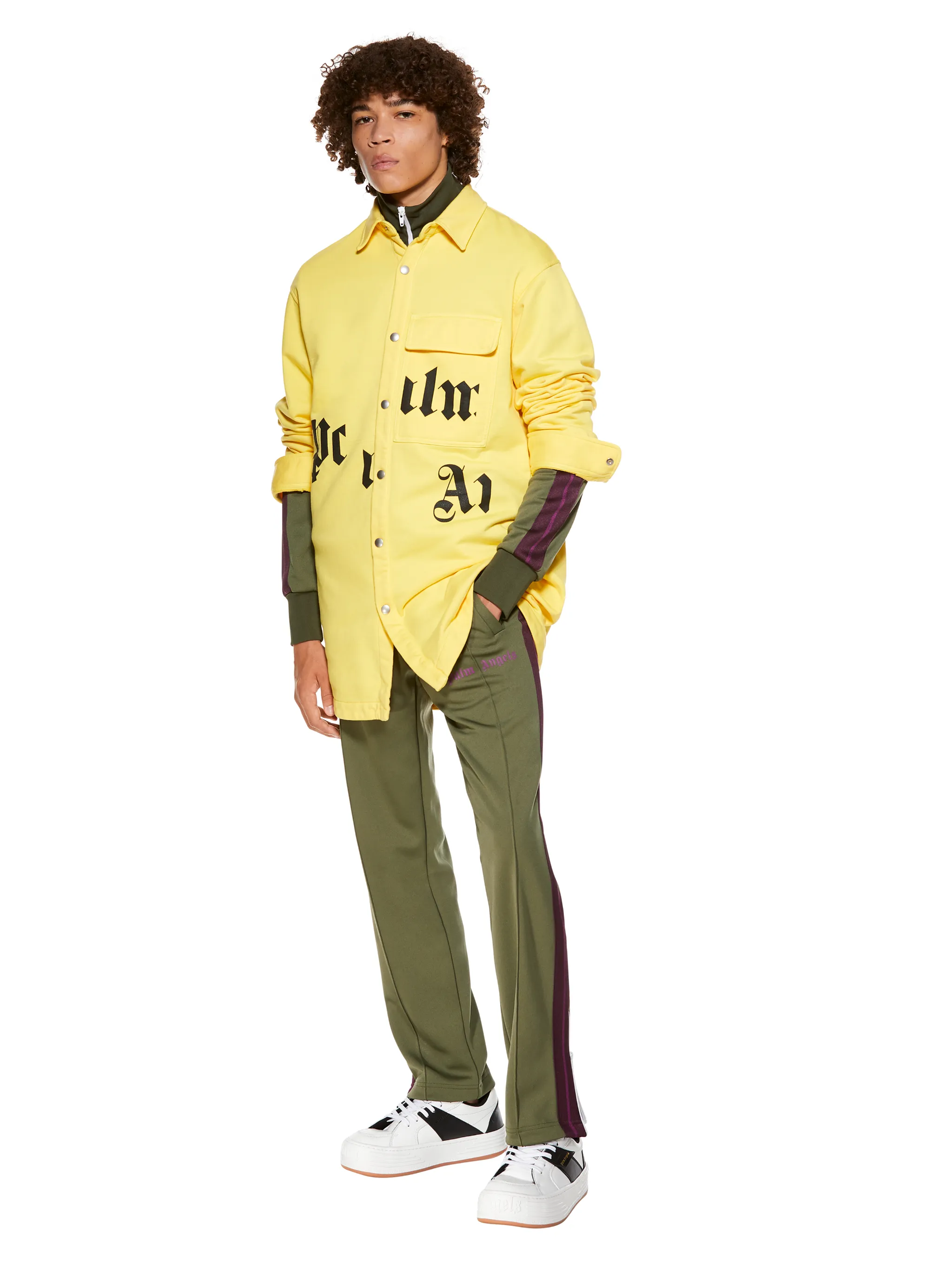 side panel track pants - Palm Angels 