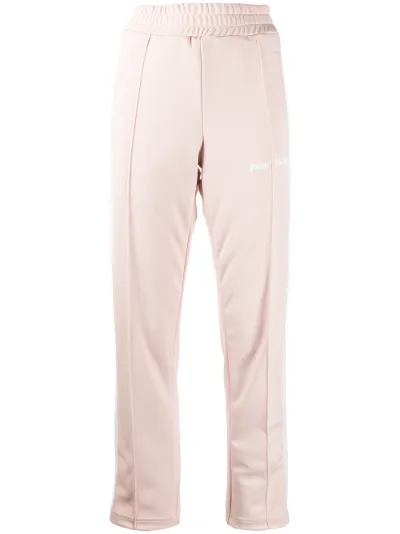 pink side stripe trousers