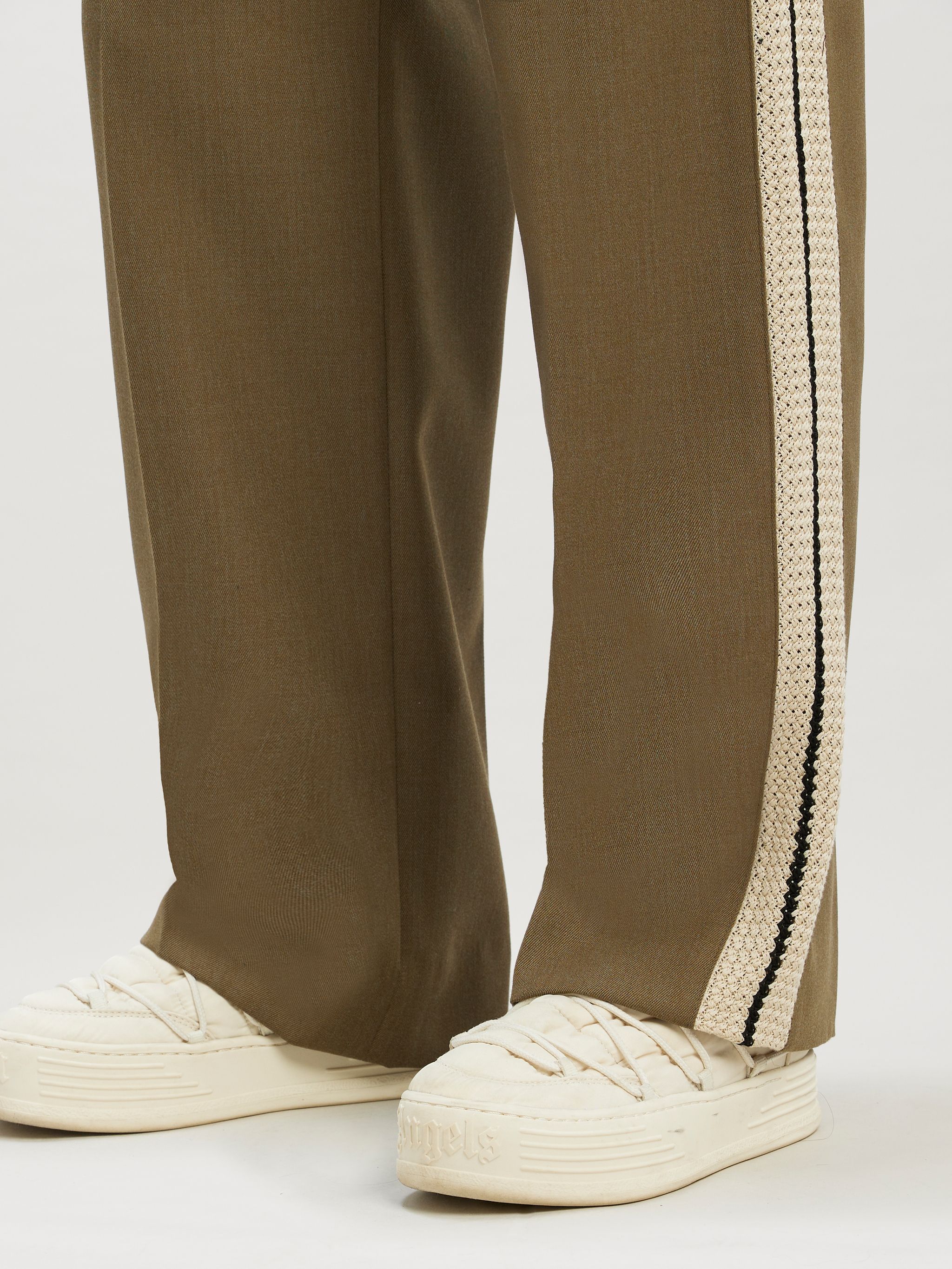 side-stripe trousers