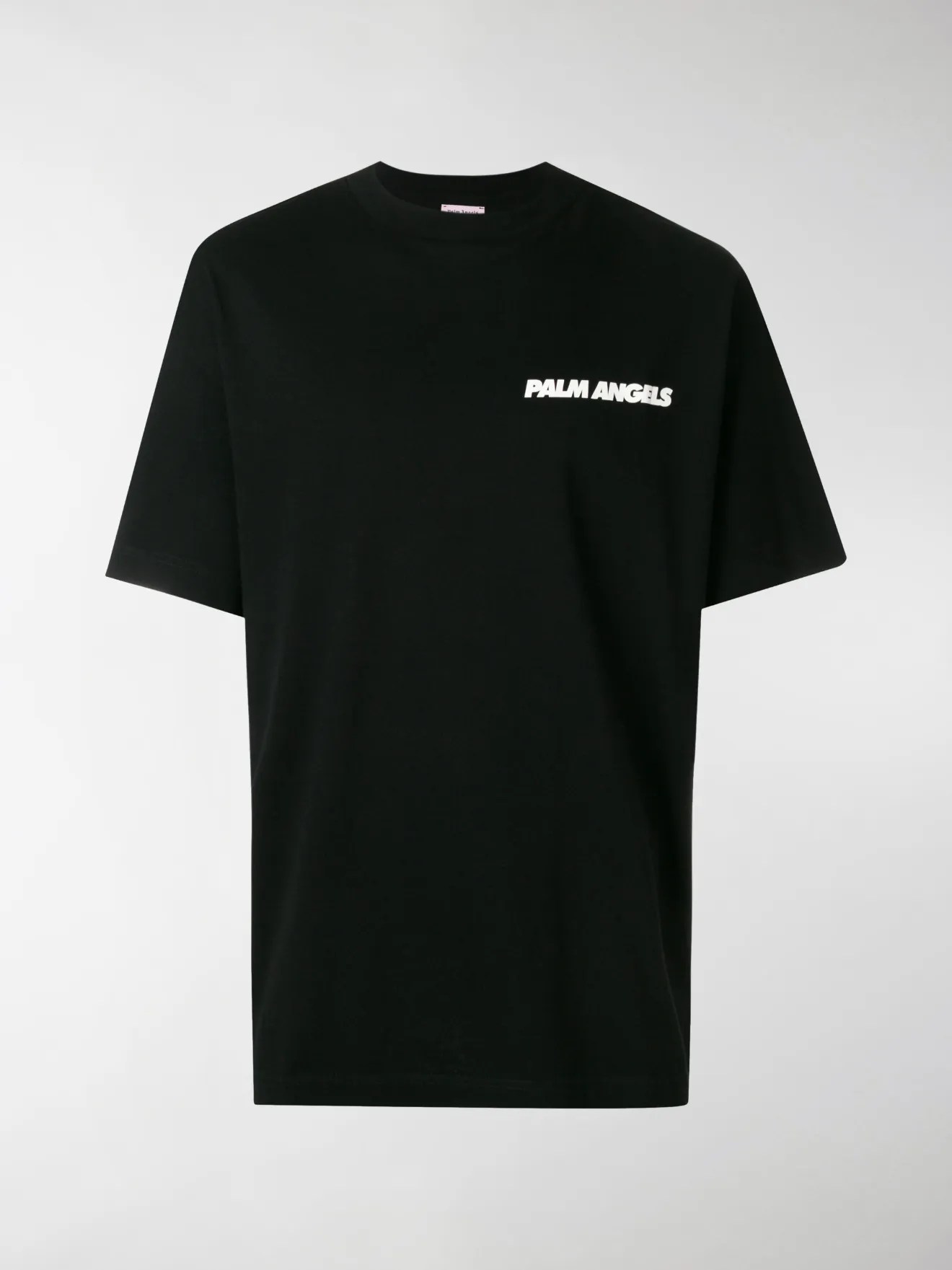 Palm Angels Skull On Fire print cotton 