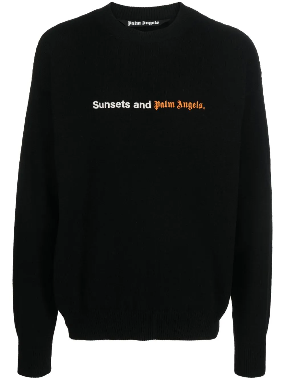 Black best sale slogan jumper