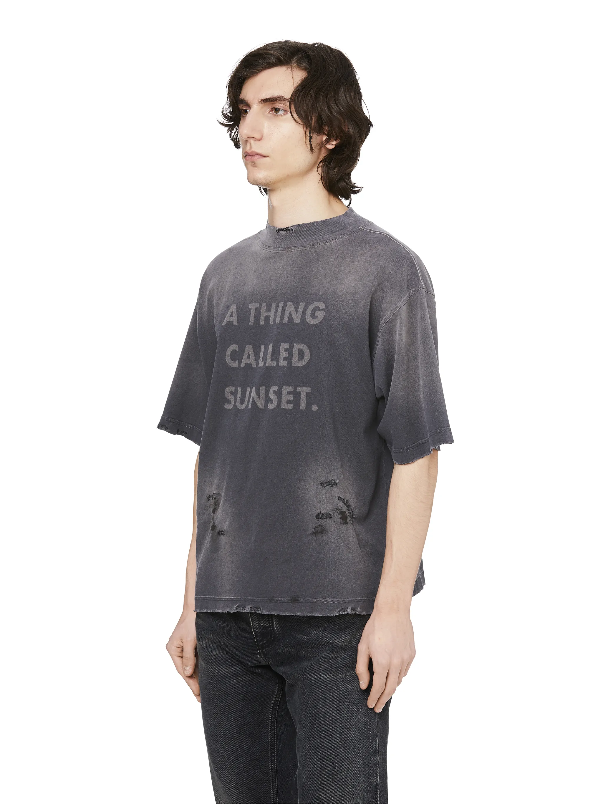 slogan print T-shirt on Sale - Palm 