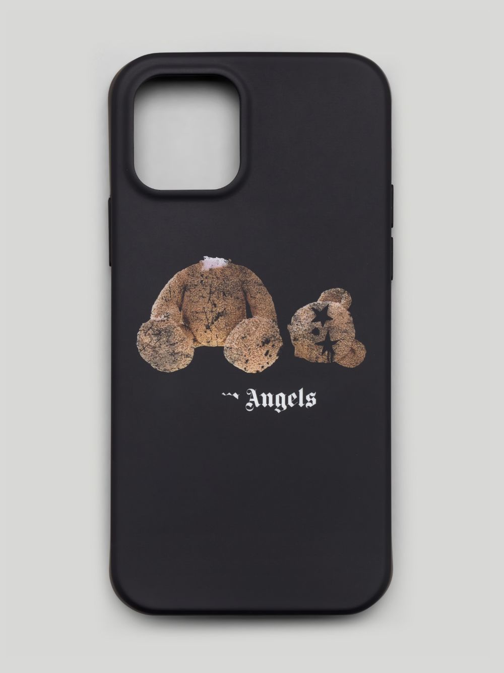 SPRAYED BEAR IPHONE 12 MINI CASE in black - Palm Angels® Official