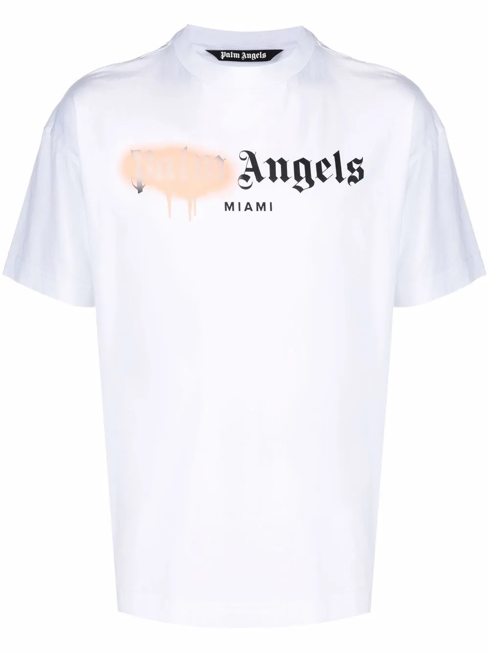 palm angels sprayed logo t shirt
