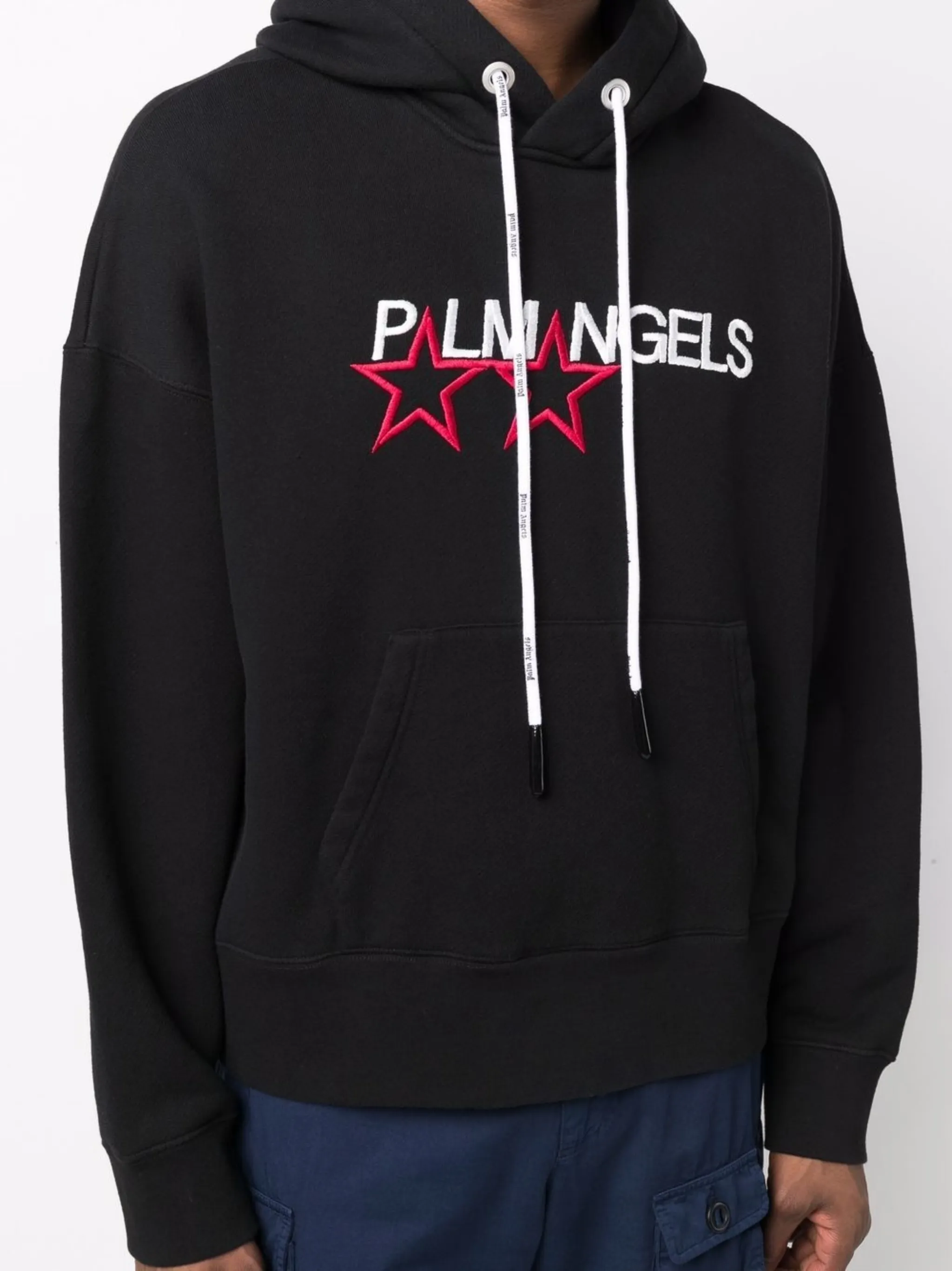 Palm Angels stars logo-embroidered hoodie | Eraldo.com DE Palm Angels stars logo-embroidered hoodie | Eraldo.com DE