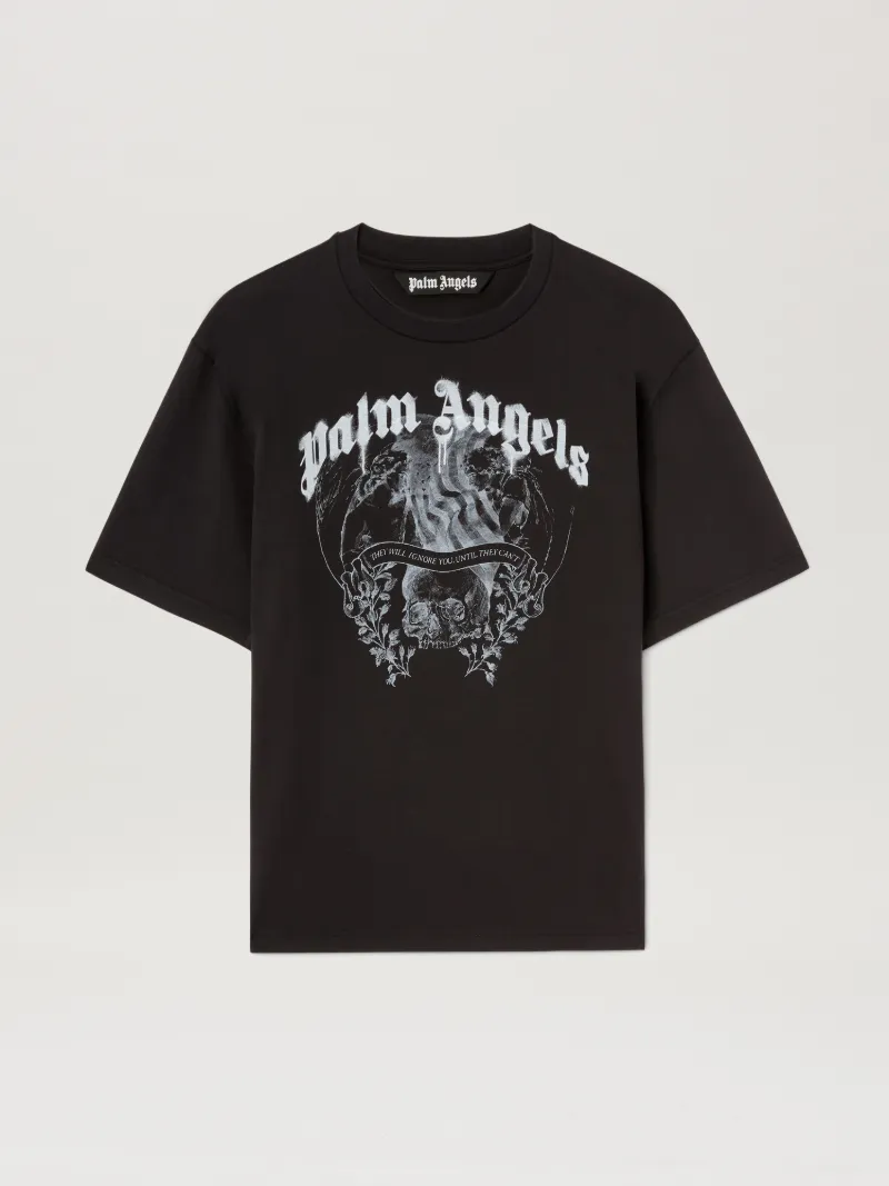 STATEMENT PENCIL T-Shirt in black - Palm Angels® Official