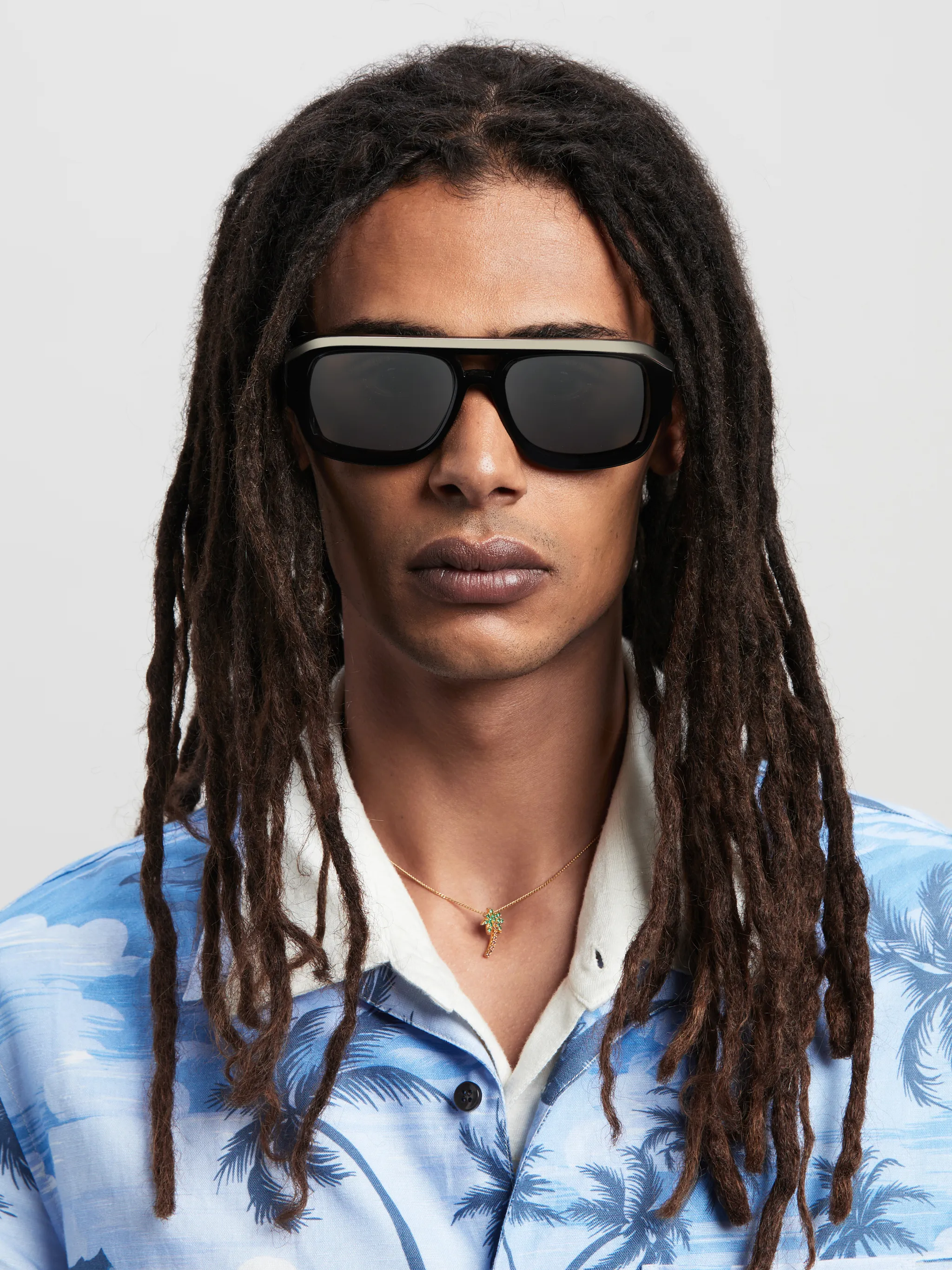 Stockton Sunglasses In Black Palm Angels Official