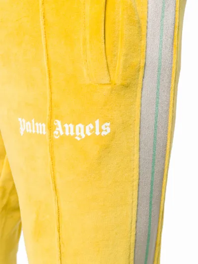 palm angels yellow track pants