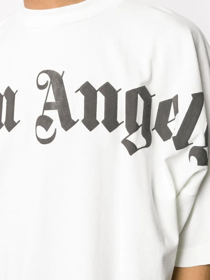 T-shirt Desert Logo Over da Uomo Palm Angels | Coltorti Boutique
