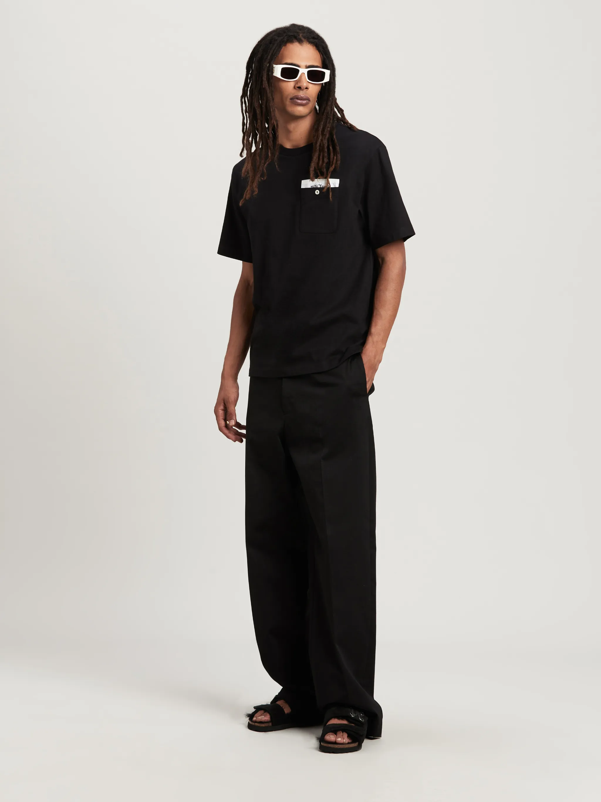 T-Shirt Sartoriale Con Tasca