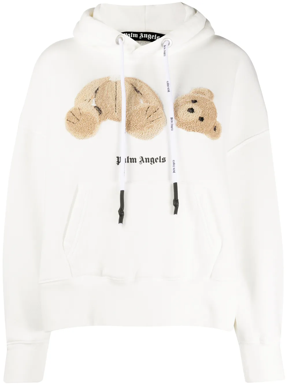 palm angels teddy bear hoodie