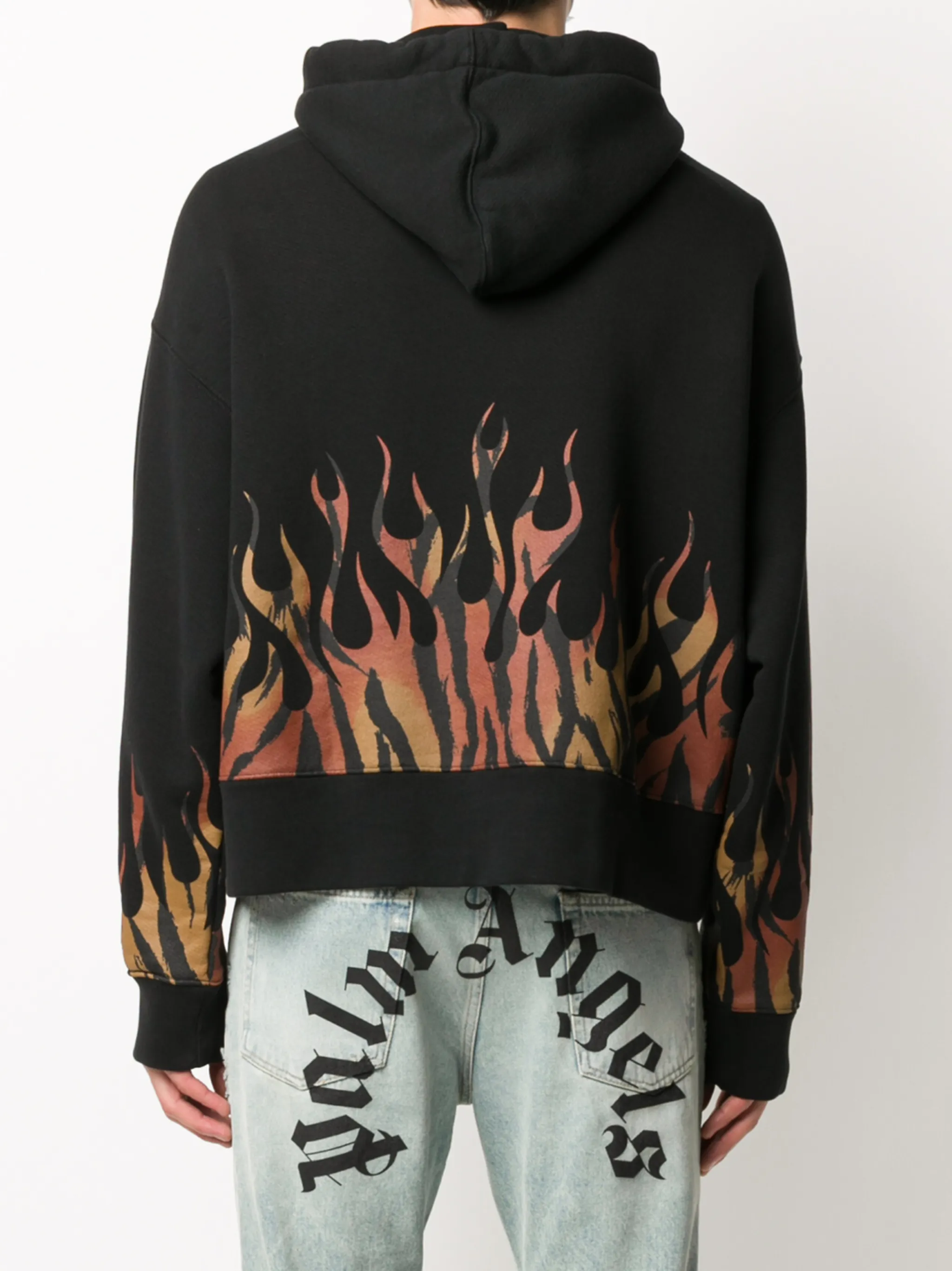 Palm Angels tiger flames hoodie Eraldo TW