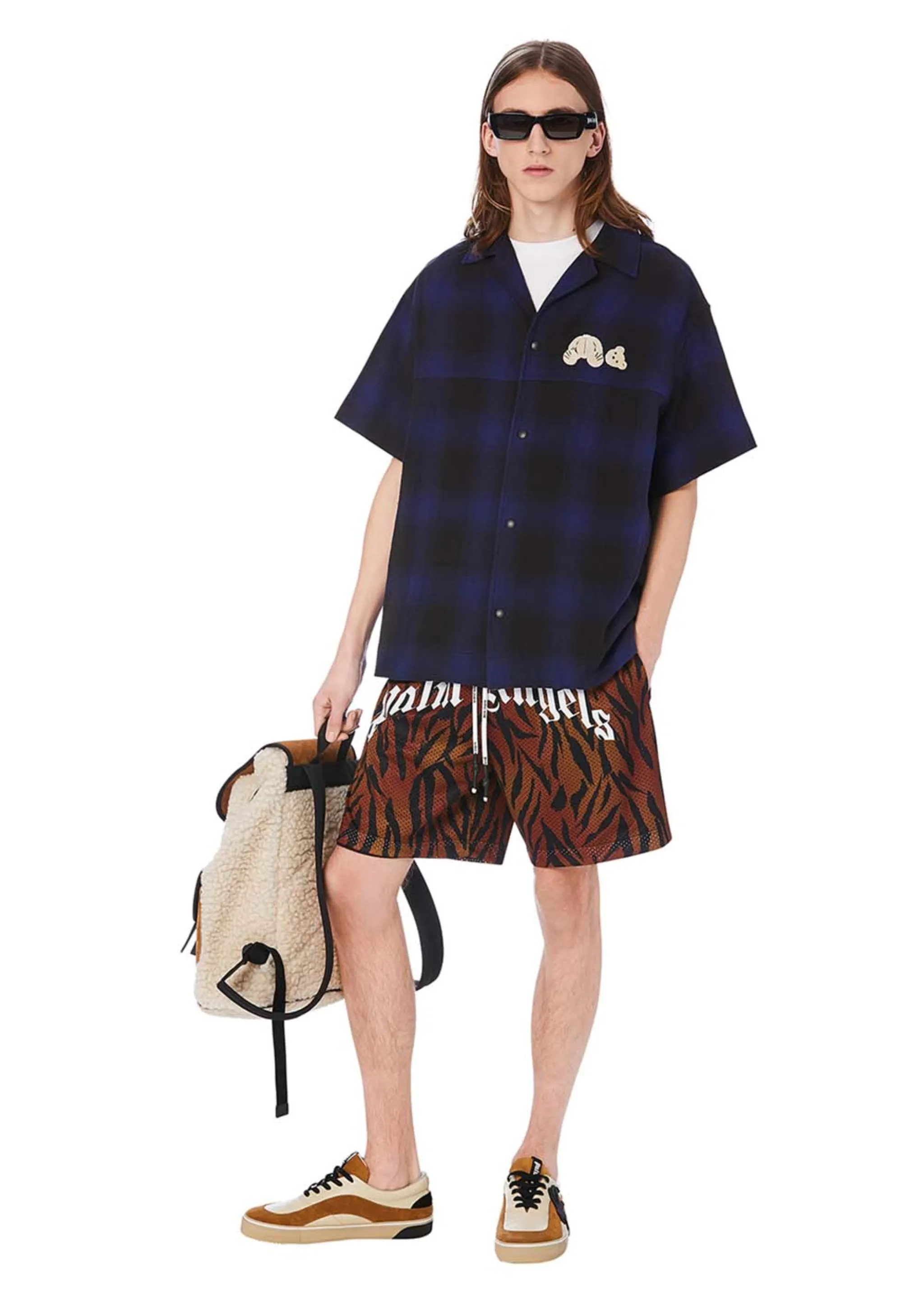 palm angels tiger shorts