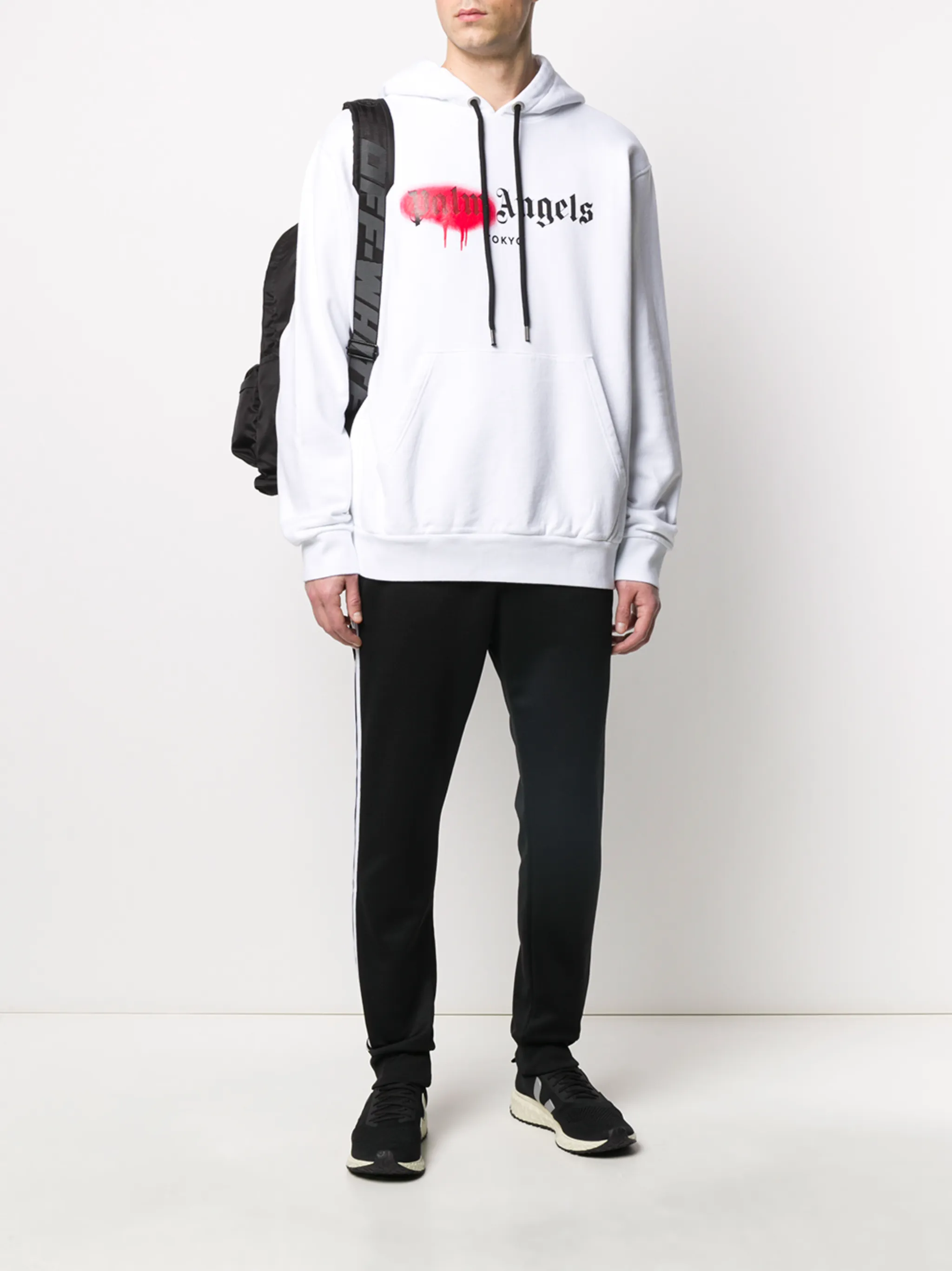 Palm Angels Tokyo sprayed-logo hoodie | Eraldo.com HR