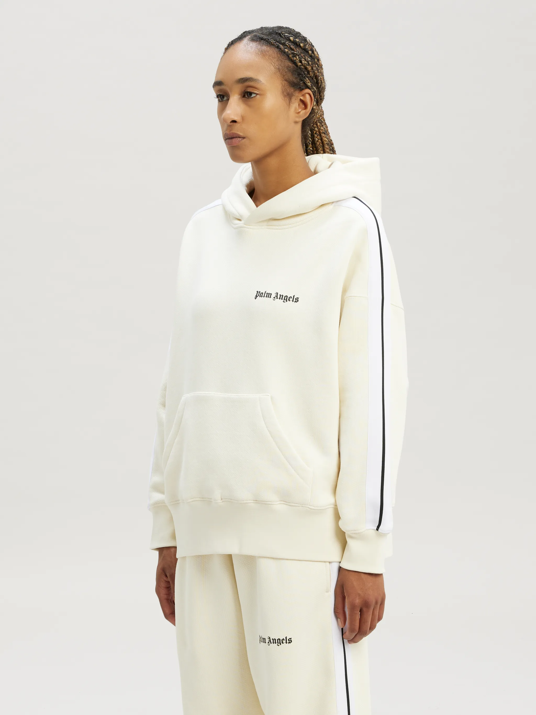 Cream palm angels discount hoodie