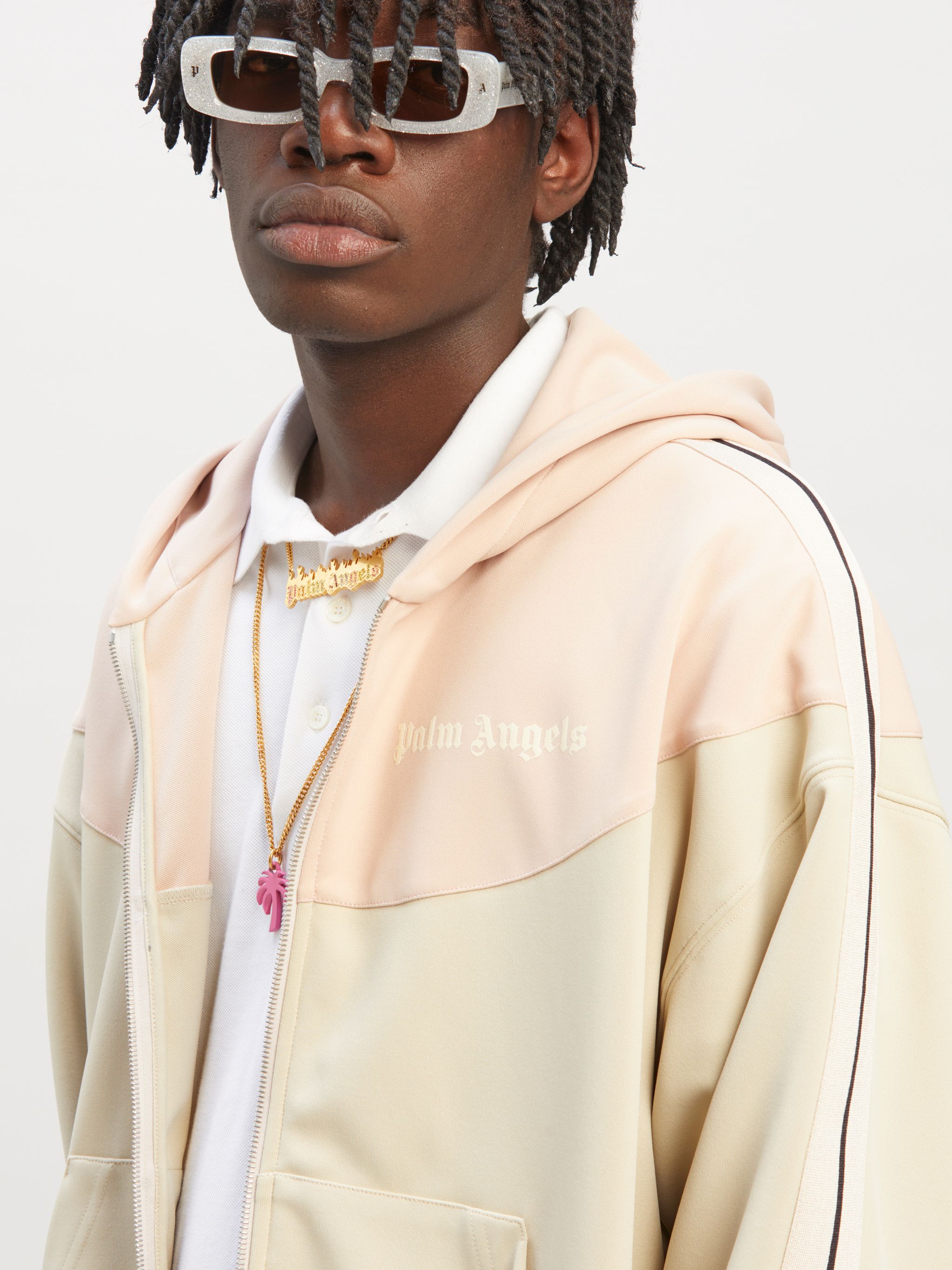 Palm angels track online jacket hoodie