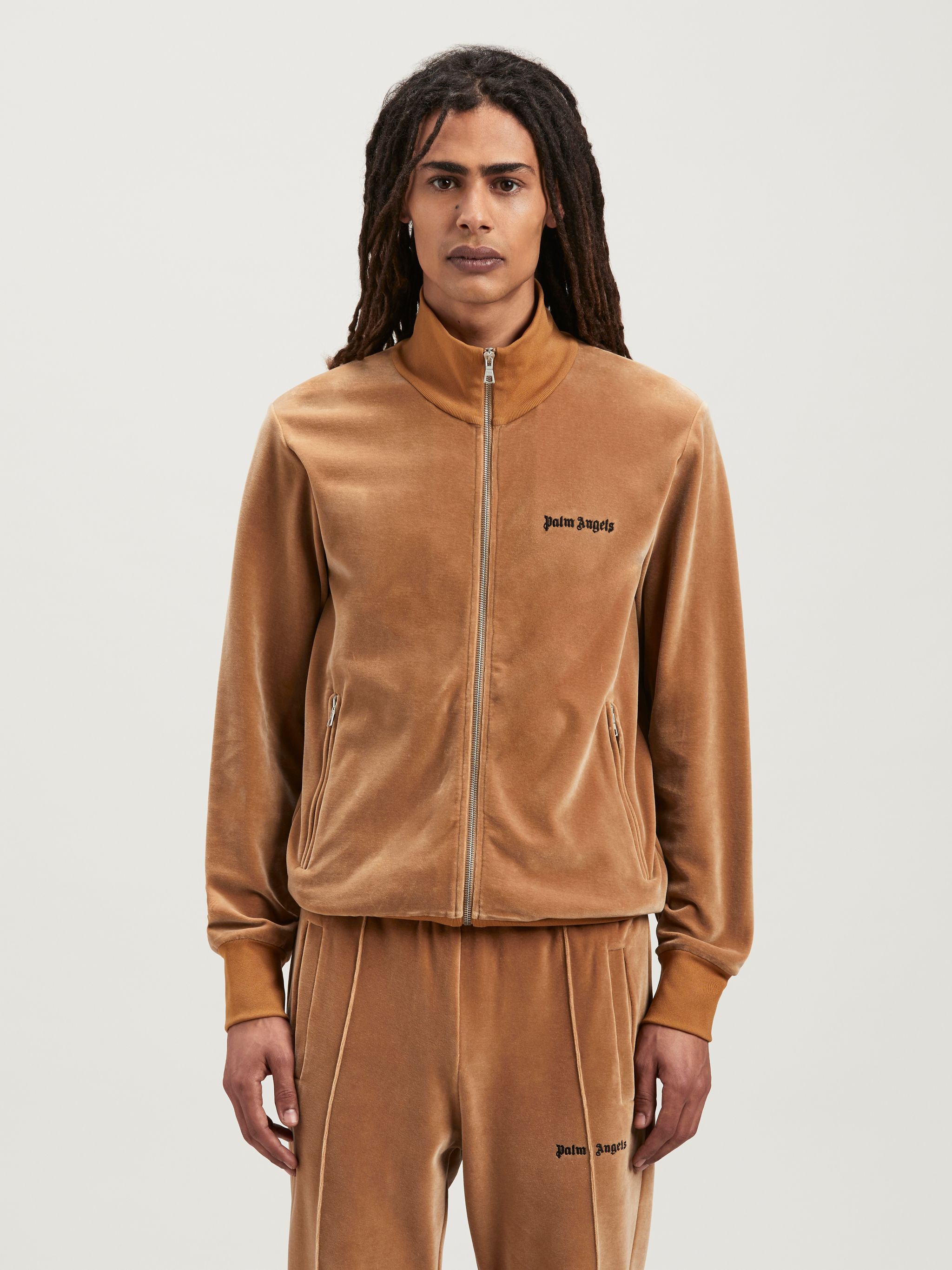 Palm angels velvet hot sale tracksuit