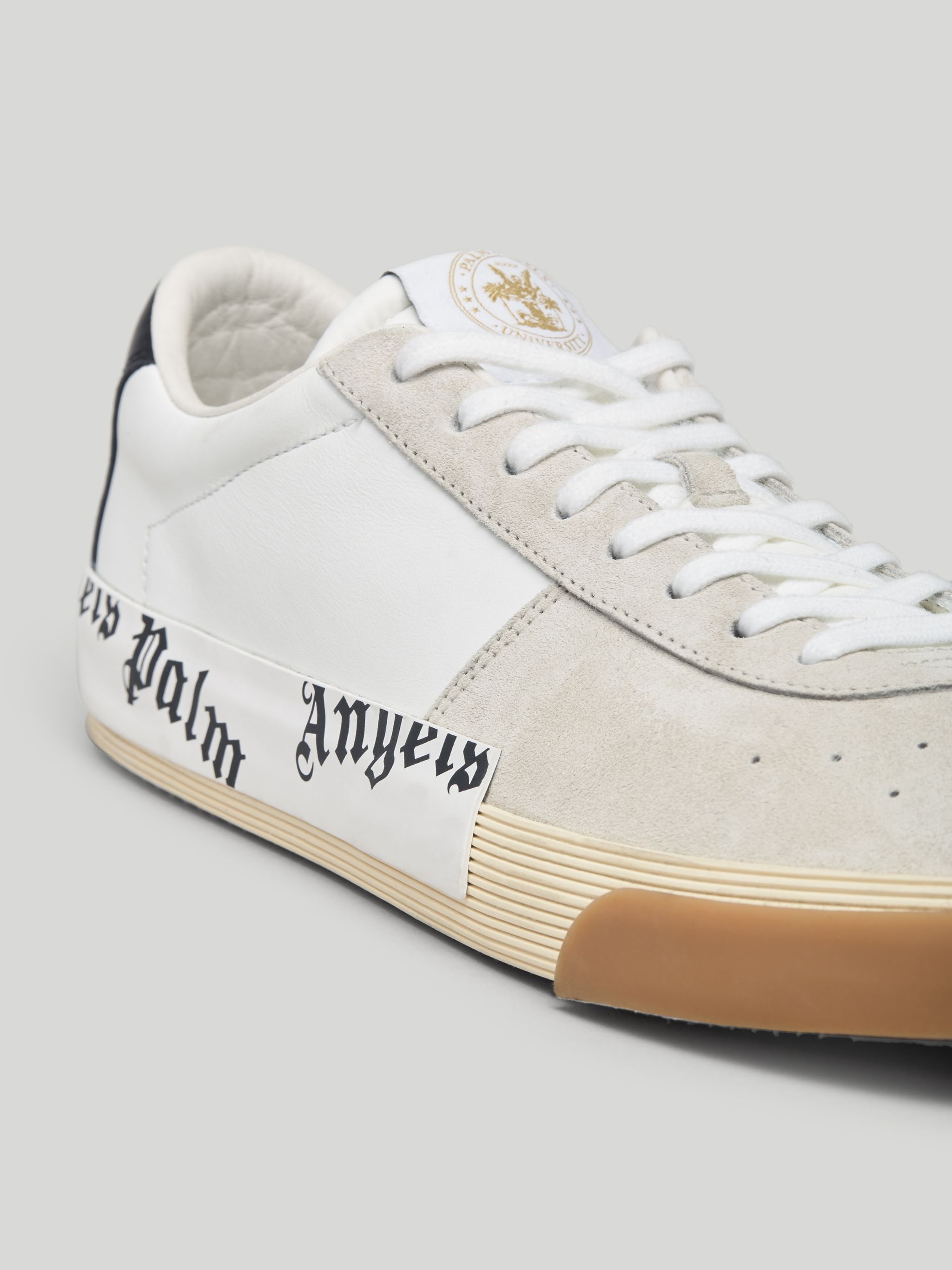 VULCANIZED SNEAKERS in white - Palm Angels® Official