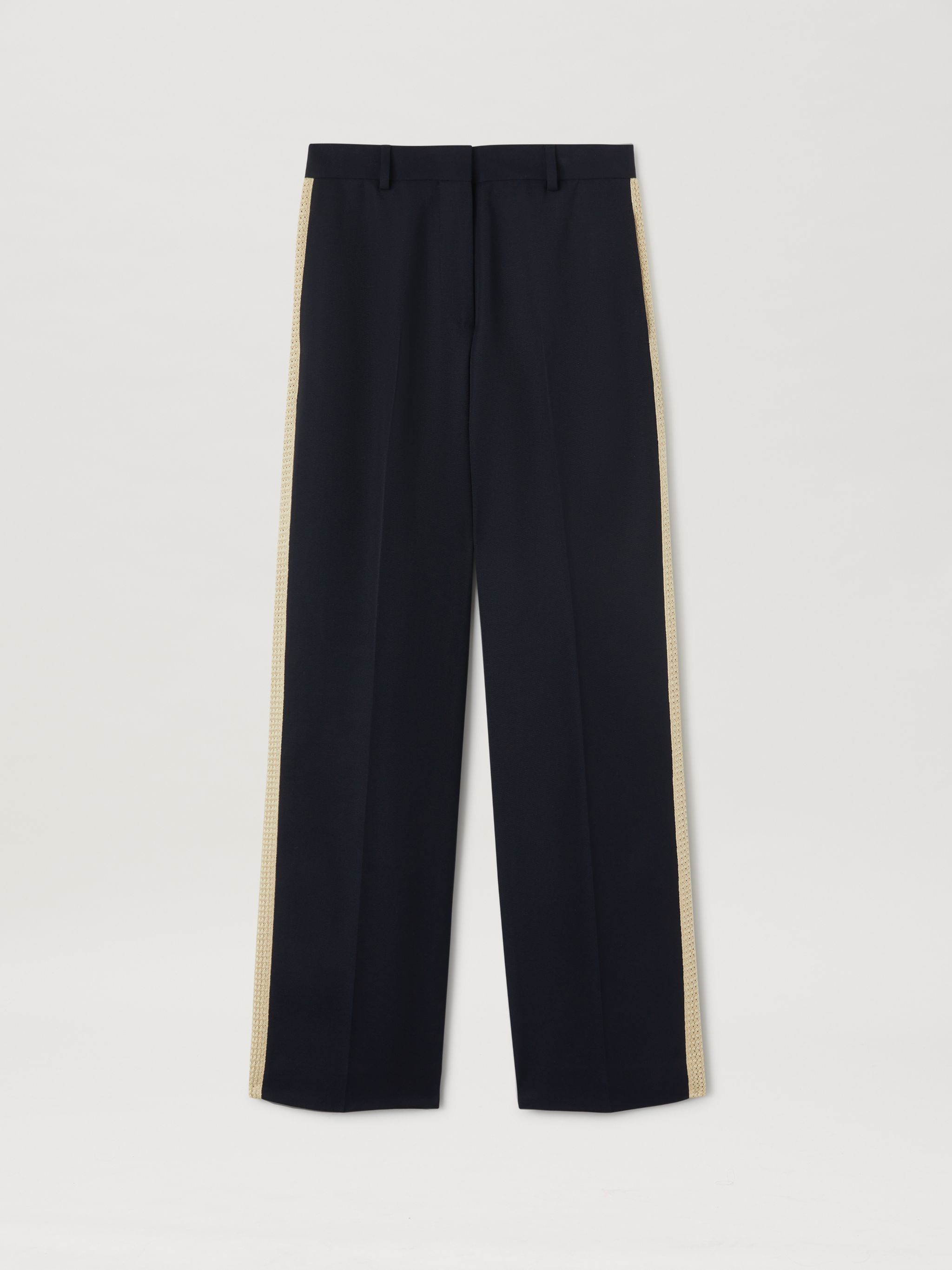 Side Stripe Trouser Pants Clothing in Black/ White - Get great