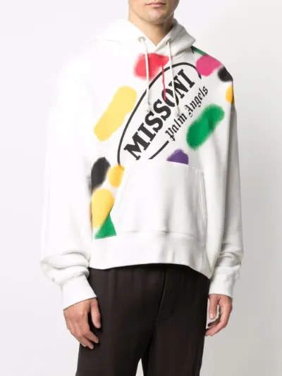 Palm angels missoni hoodie top