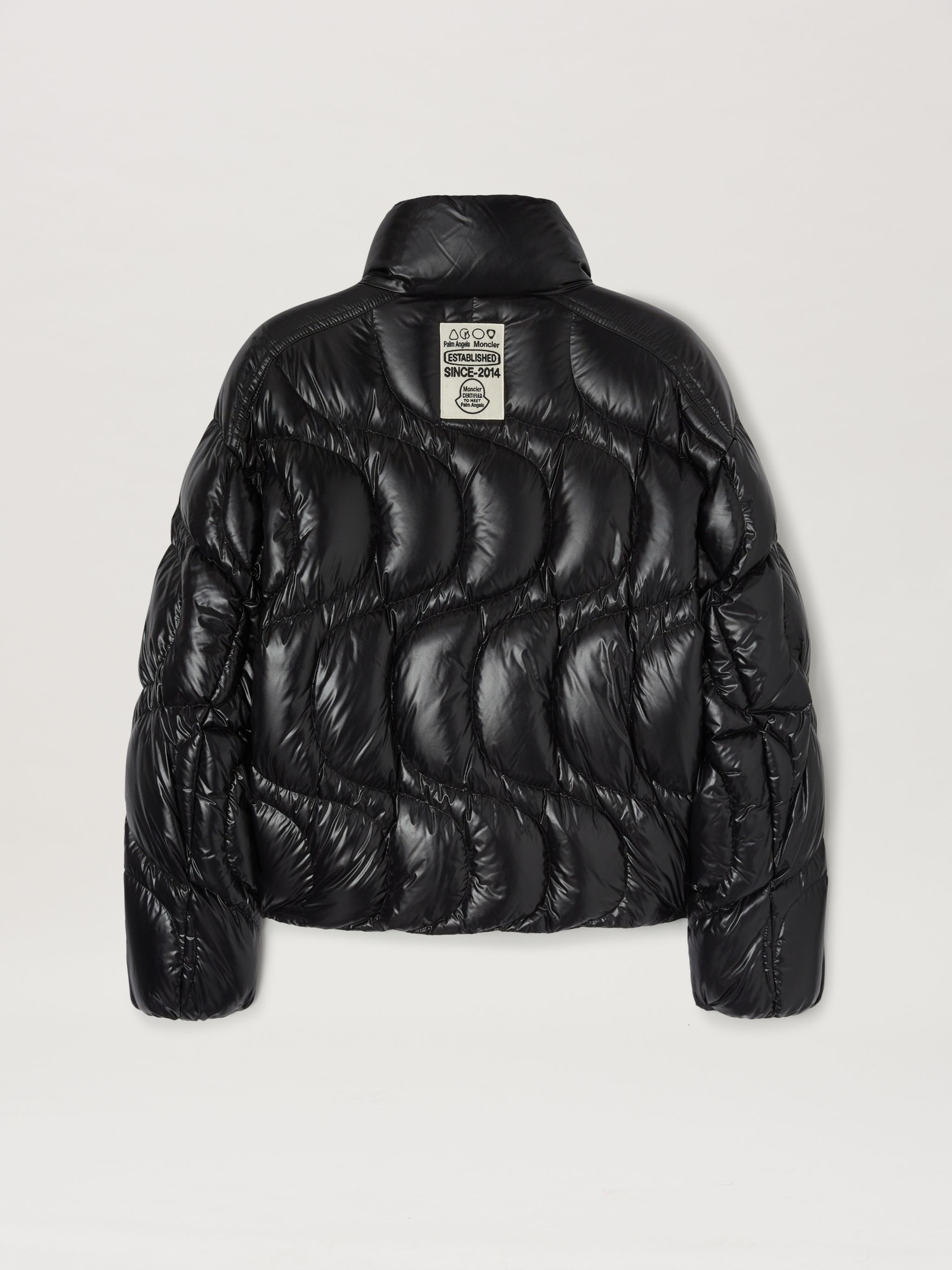 Haunani down jacket Moncler x Palm Angels in black Palm Angels Official