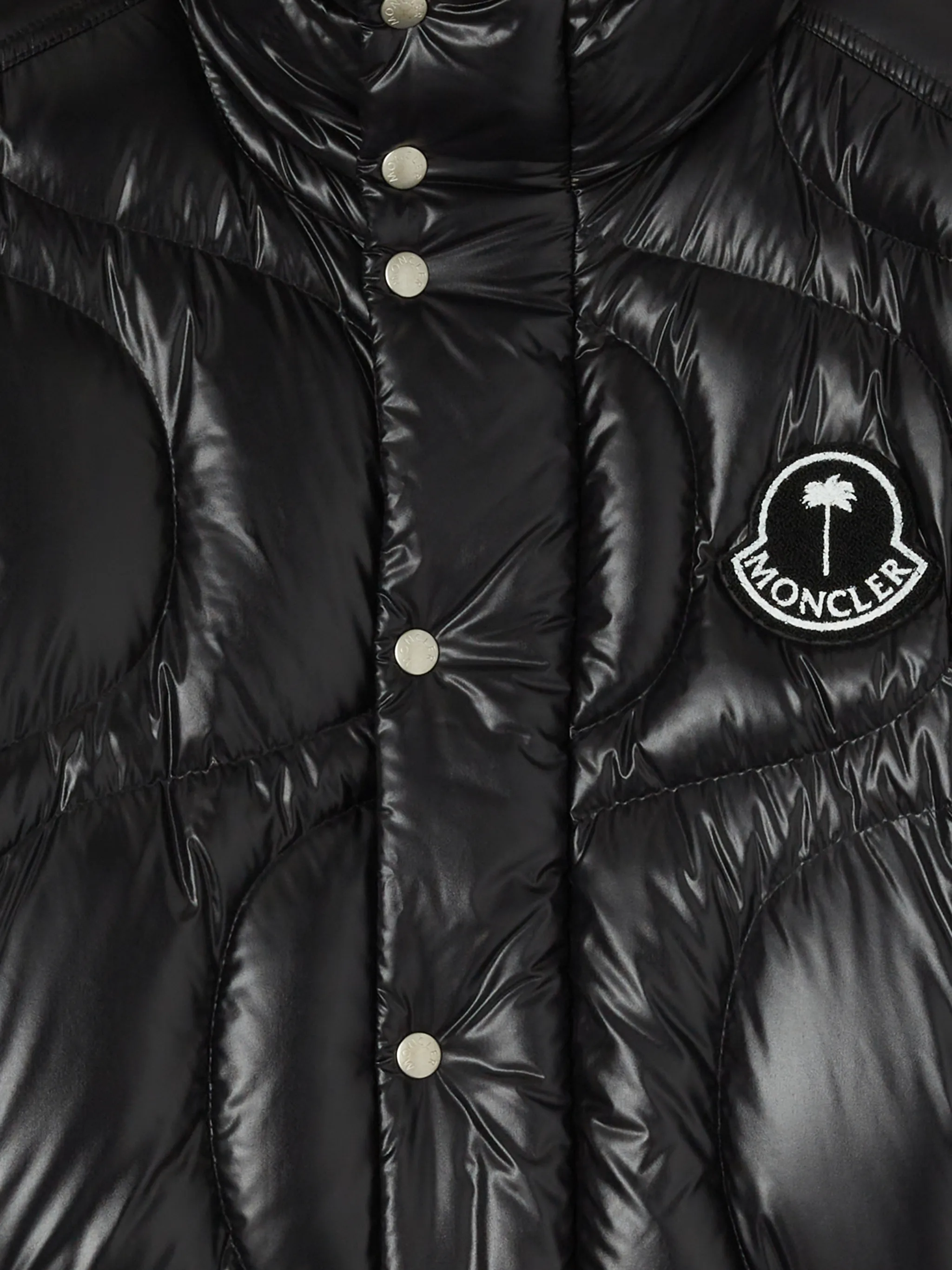 Moncler jacket logo on front on sale