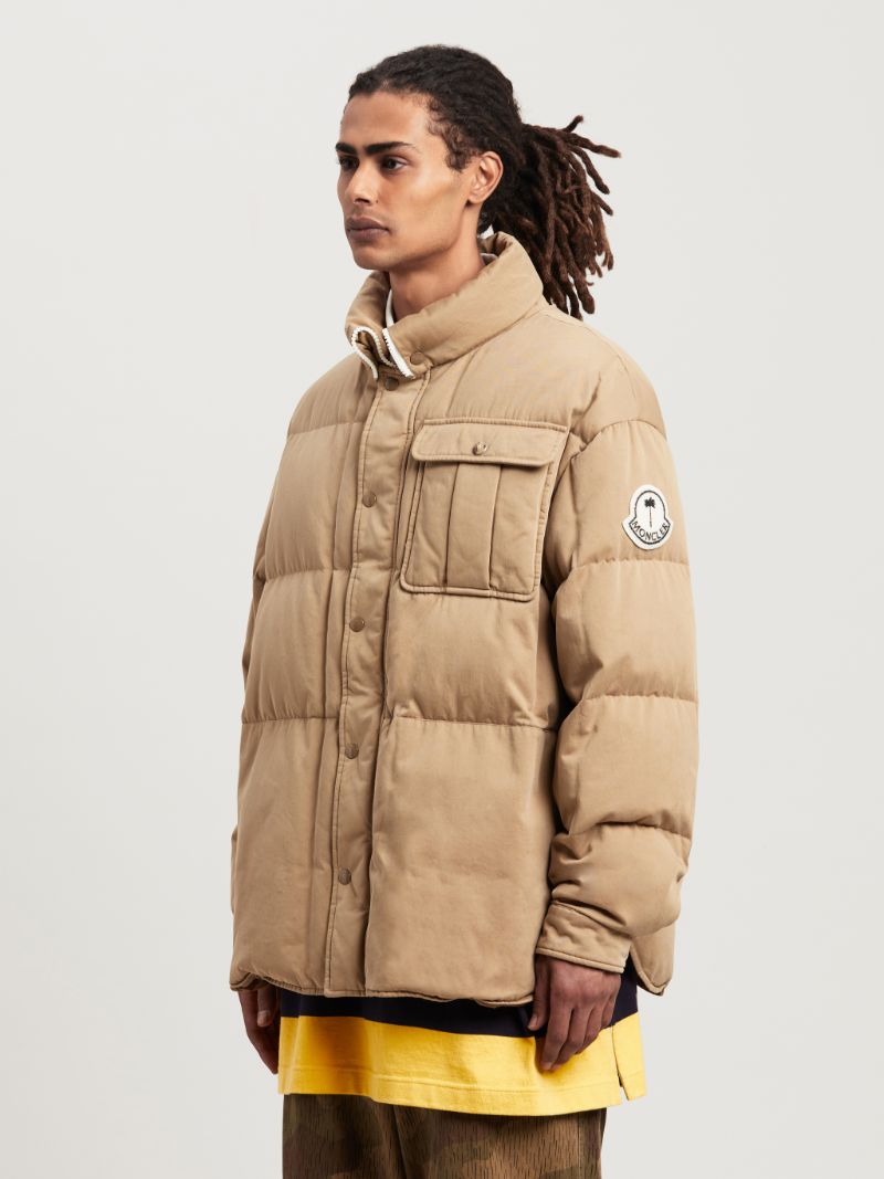 Moncler X Palm Angels Genius Jacket in brown - Palm Angels® Official