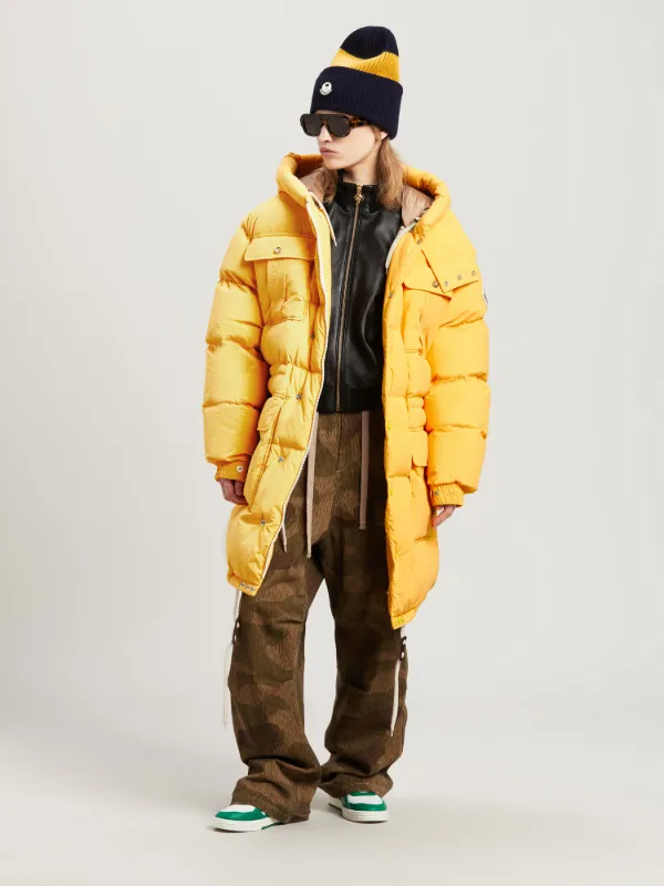 Moncler X Palm Angels Genius Long Parka in yellow - Palm Angels® Official