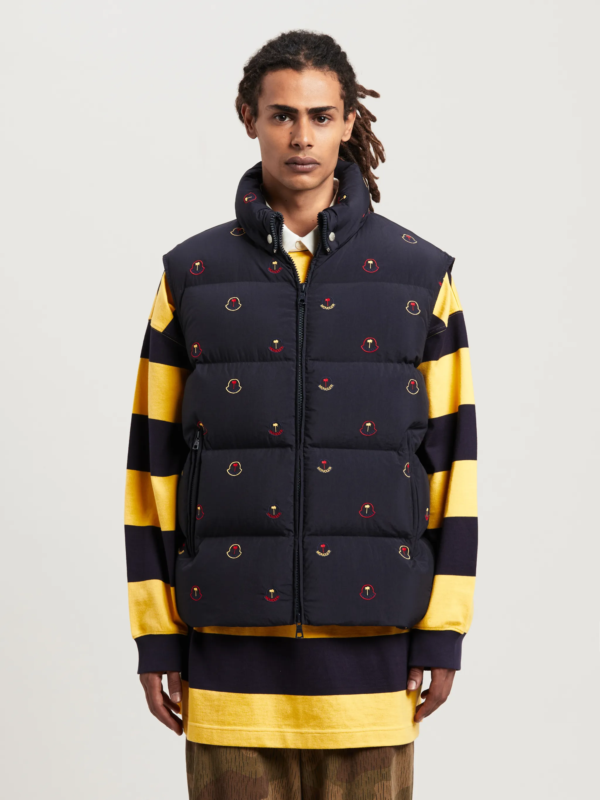 Moncler palm angels vest best sale