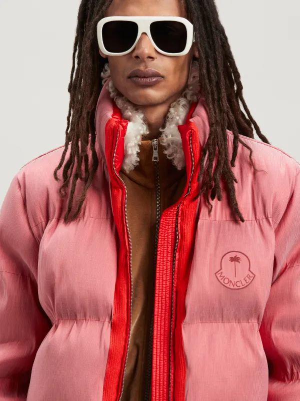 Palm Angels Moncler Maya Jacket in pink Palm Angels® Official