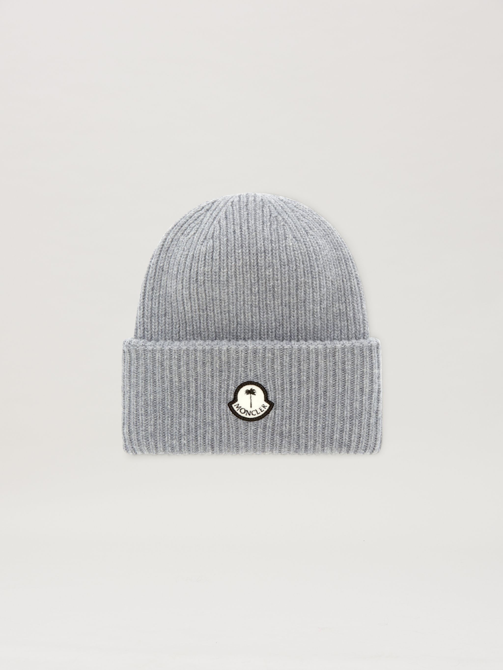 Moncler ribbed beanie on sale