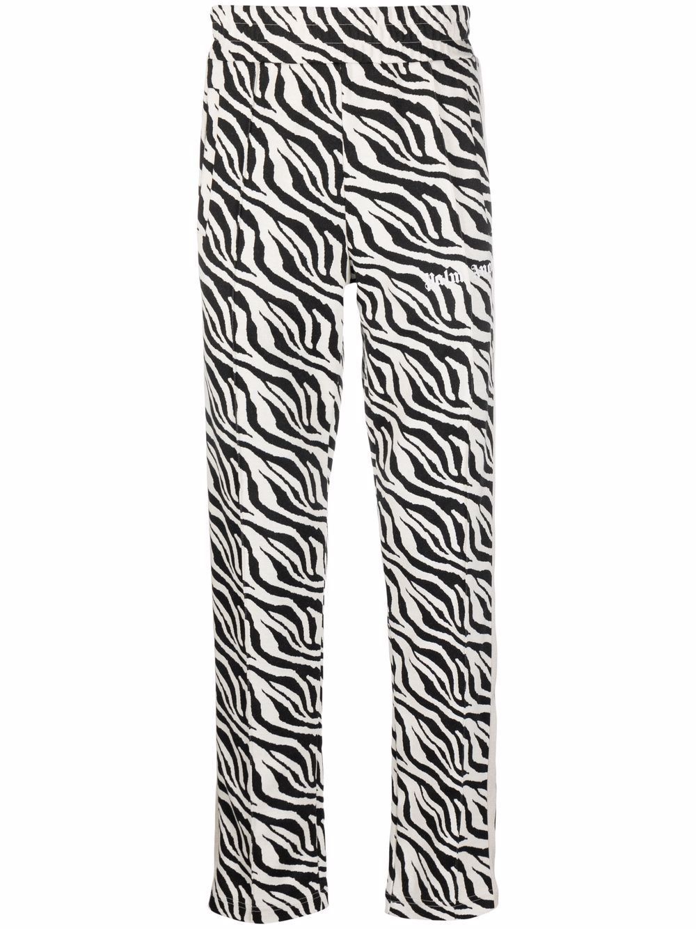 ZEBRA TRACK PANTS in black - Palm Angels® Official