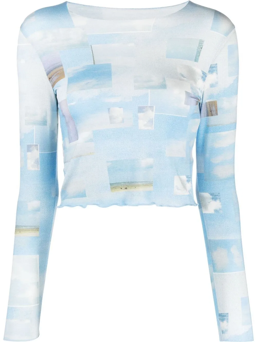 graphic-print long-sleeved top | Paloma Wool | Eraldo.com