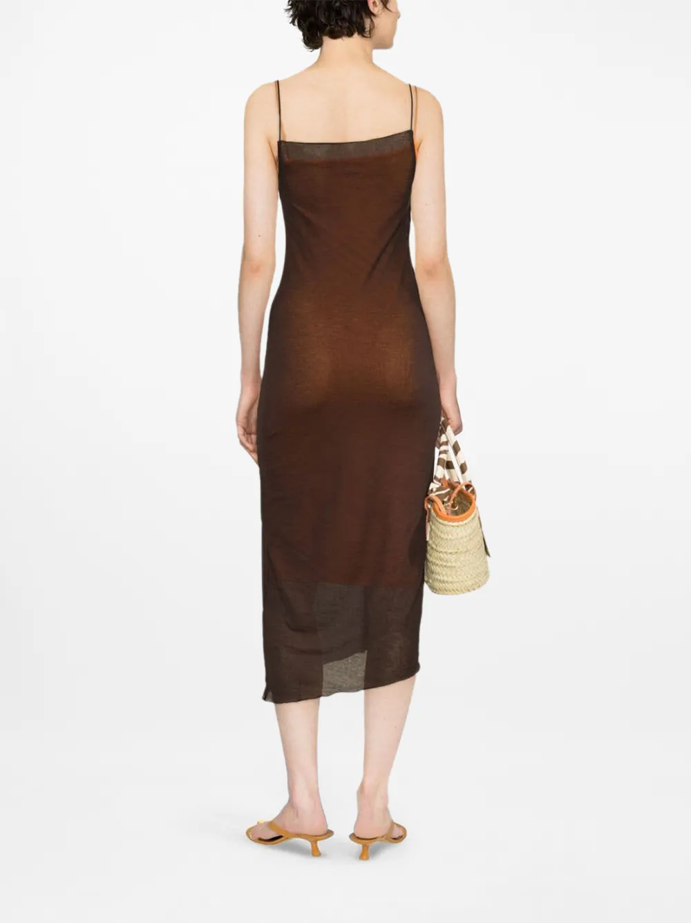 ribbed slip midi dress Paloma Wool HK