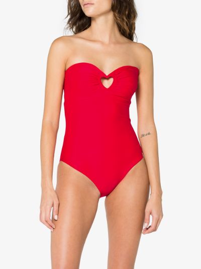 Florentine Red CutOut Swimsuit展示图