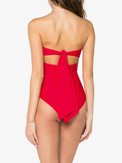 Florentine Red CutOut Swimsuit展示图